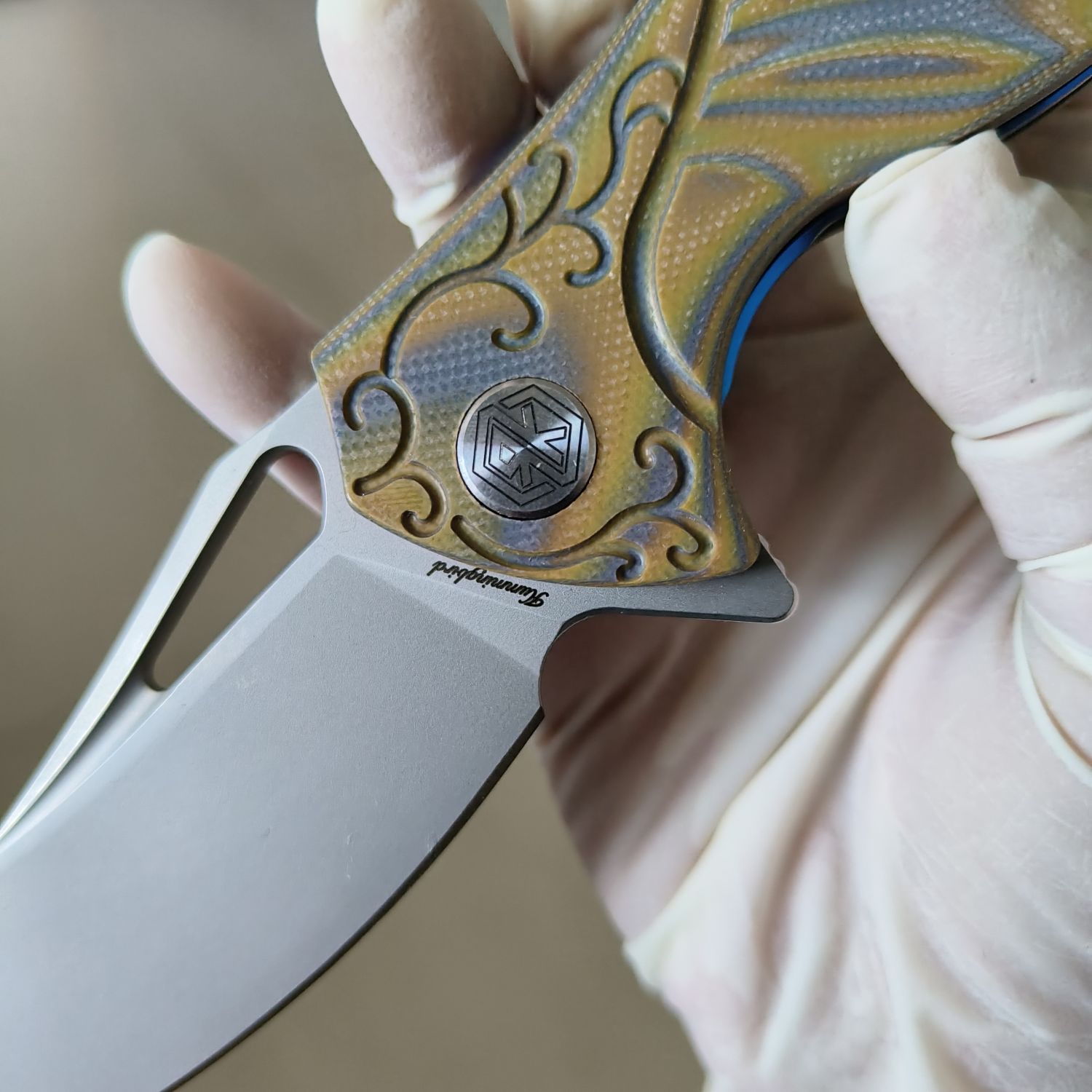 【售完】Rike Knives 大蜂鸟 N690co钢 G10柄 原价680 特价399