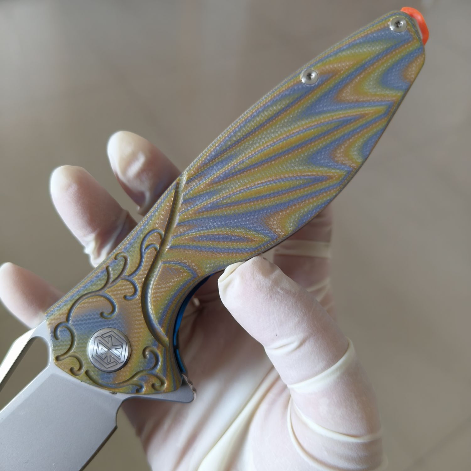 【售完】Rike Knives 大蜂鸟 N690co钢 G10柄 原价680 特价399