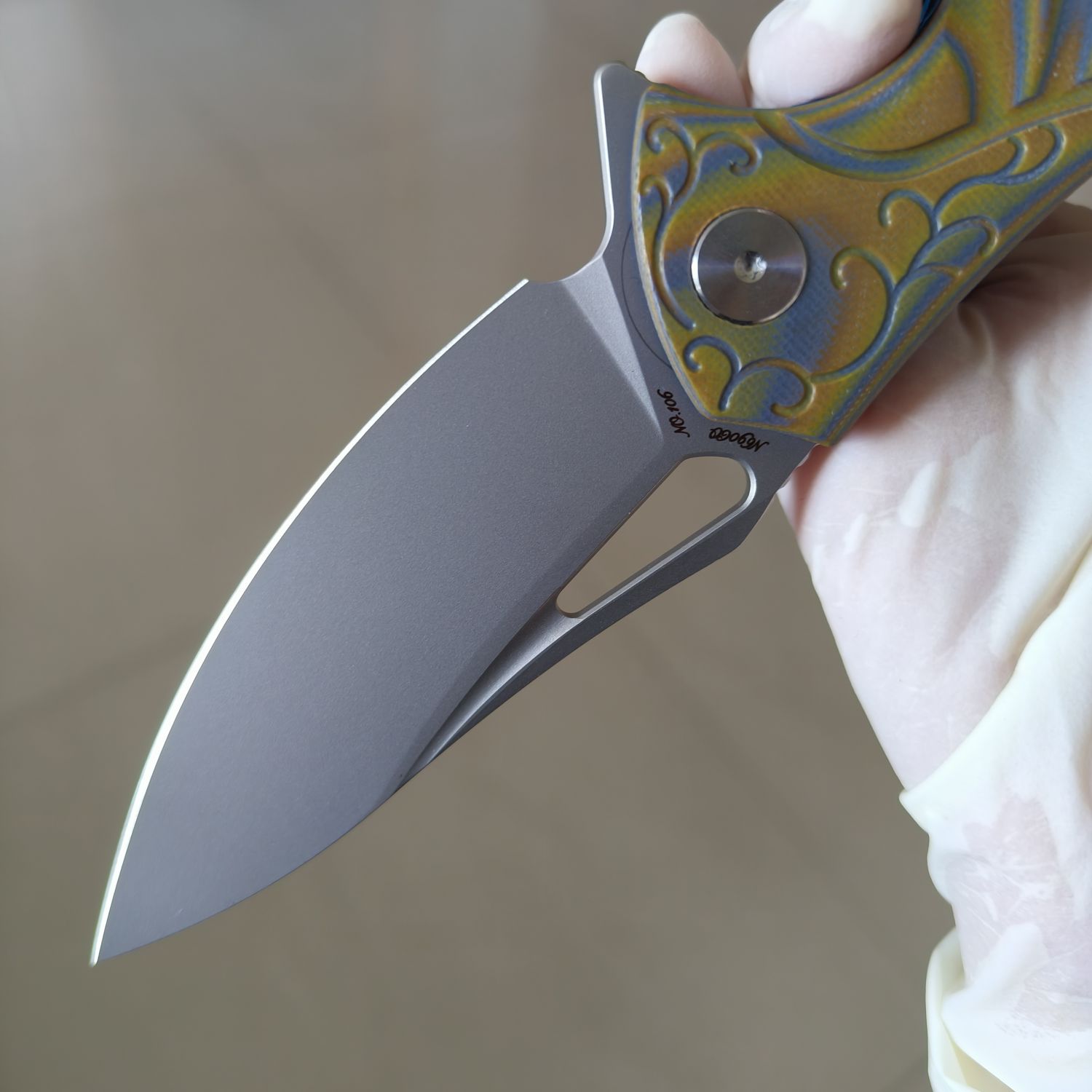 【售完】Rike Knives 大蜂鸟 N690co钢 G10柄 原价680 特价399