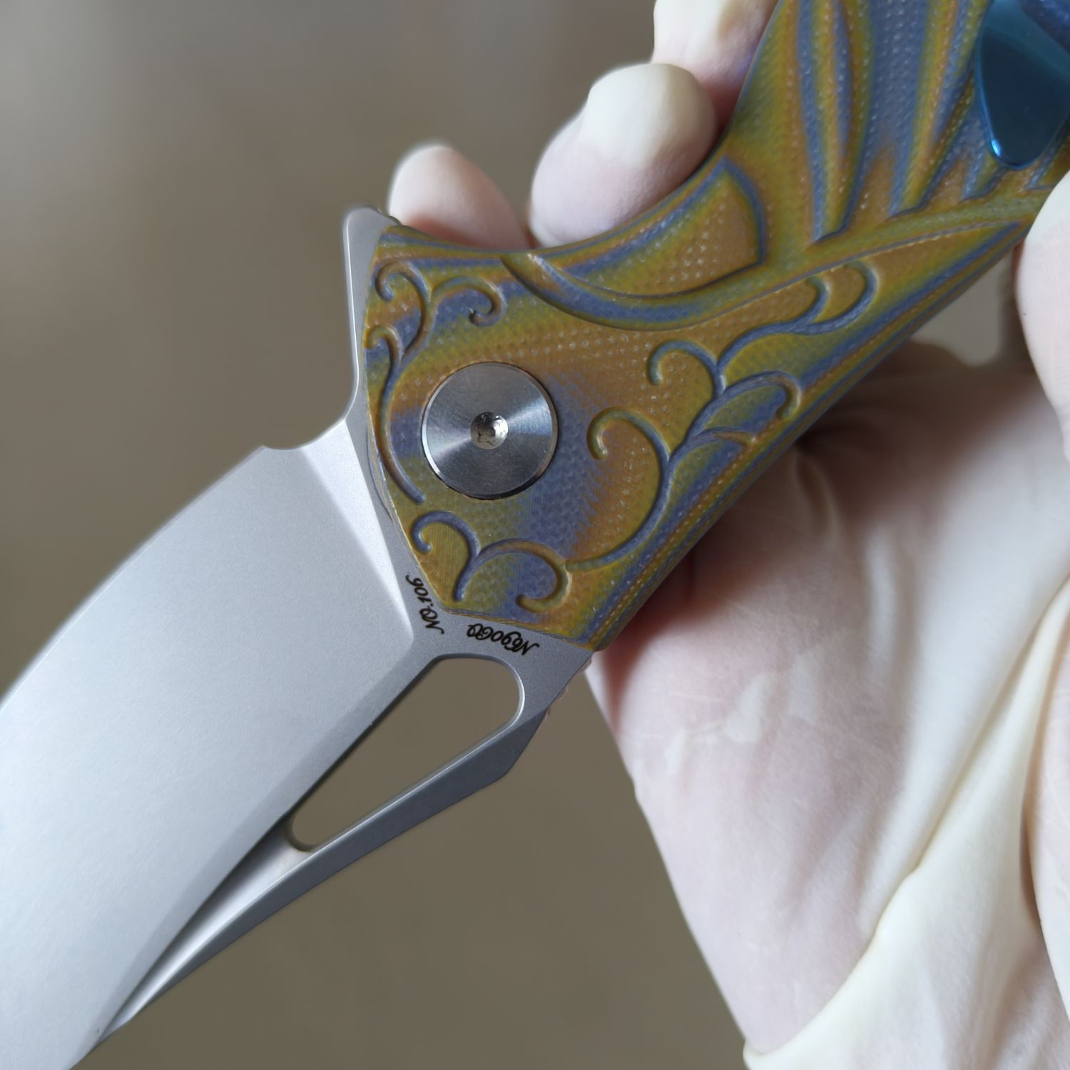 【售完】Rike Knives 大蜂鸟 N690co钢 G10柄 原价680 特价399