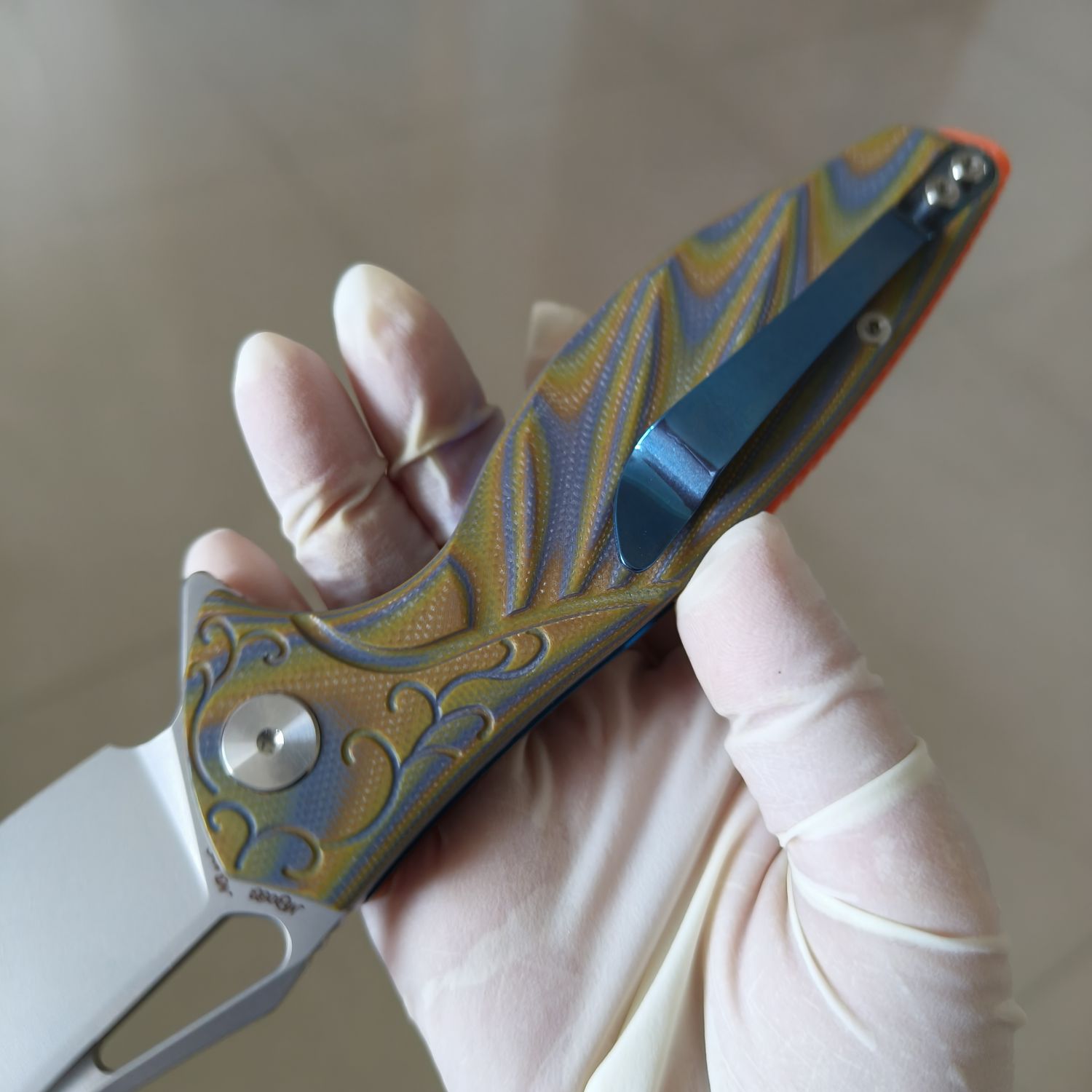【售完】Rike Knives 大蜂鸟 N690co钢 G10柄 原价680 特价399