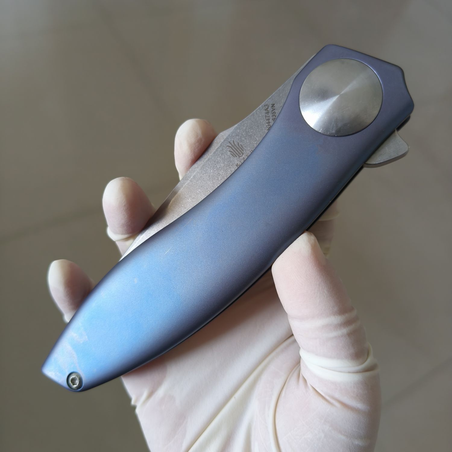 【售完】Kizer Knives S35VN钢 钛柄 KI4474A3 原价1580 特价699