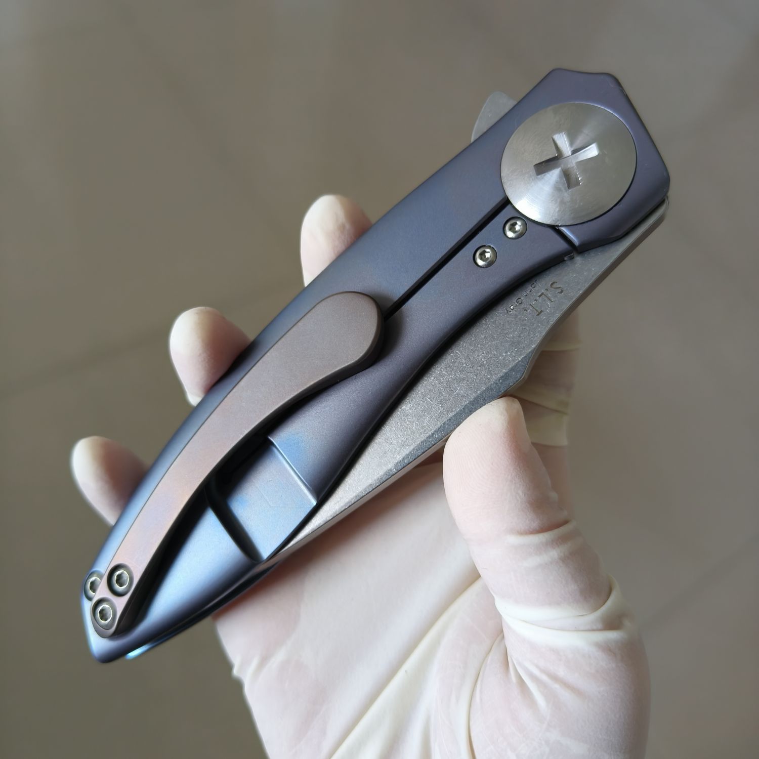 【售完】Kizer Knives S35VN钢 钛柄 KI4474A3 原价1580 特价699