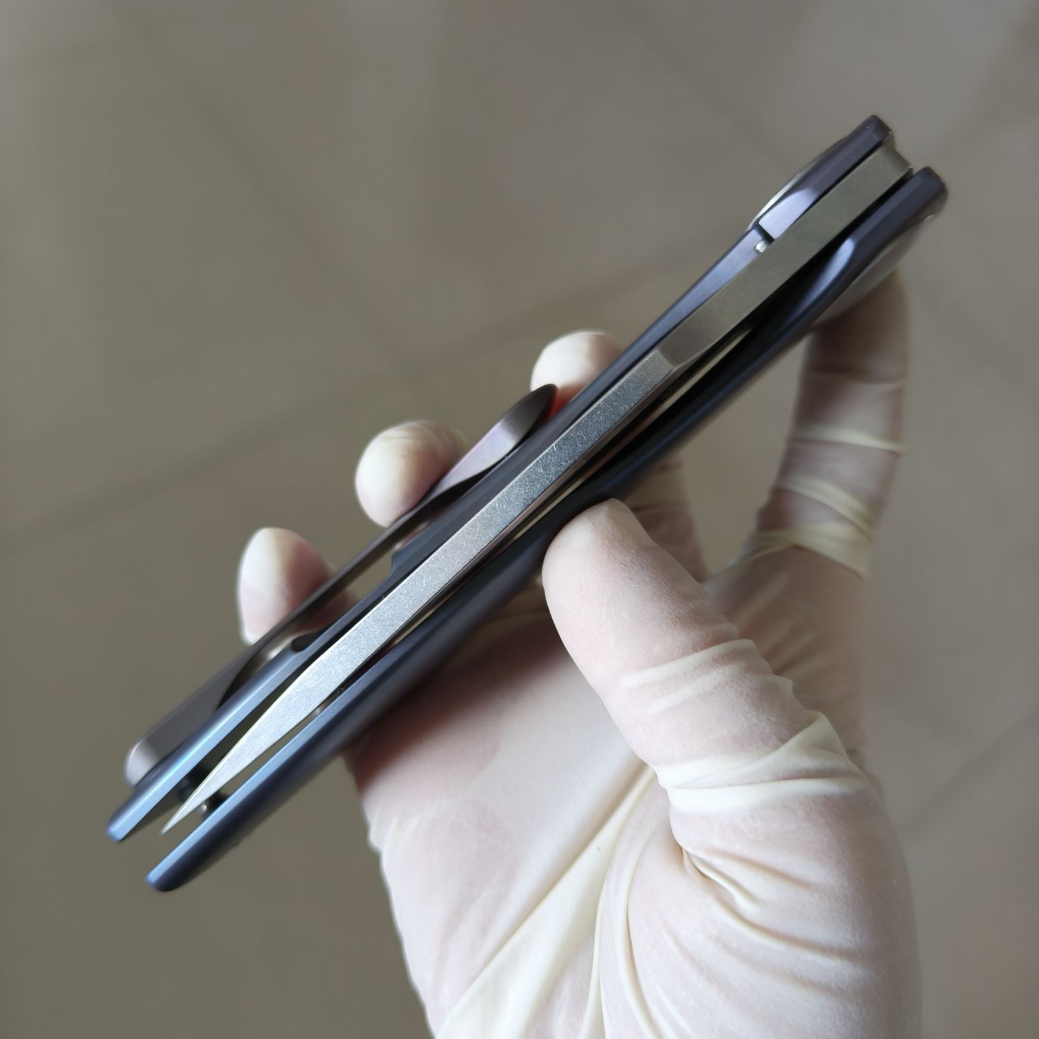 【售完】Kizer Knives S35VN钢 钛柄 KI4474A3 原价1580 特价699