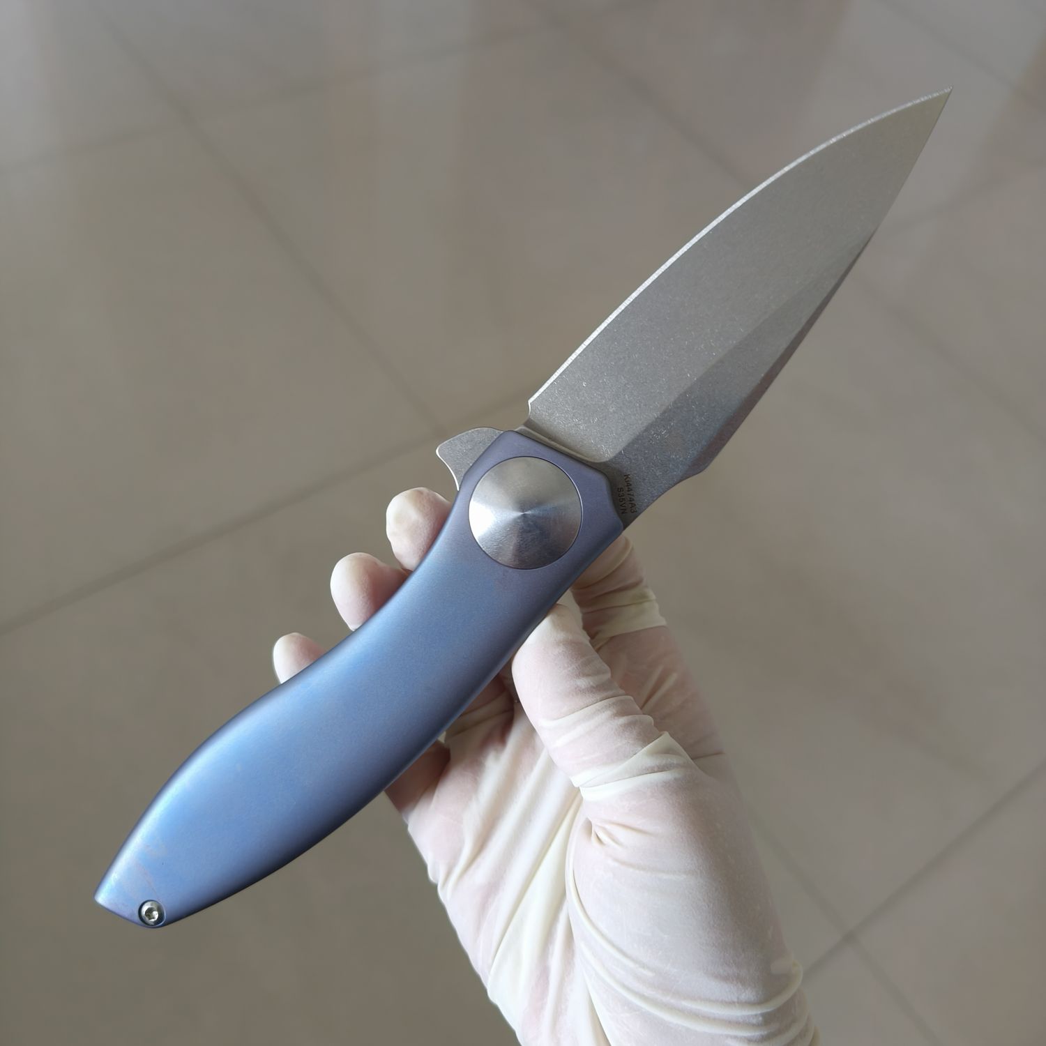 【售完】Kizer Knives S35VN钢 钛柄 KI4474A3 原价1580 特价699