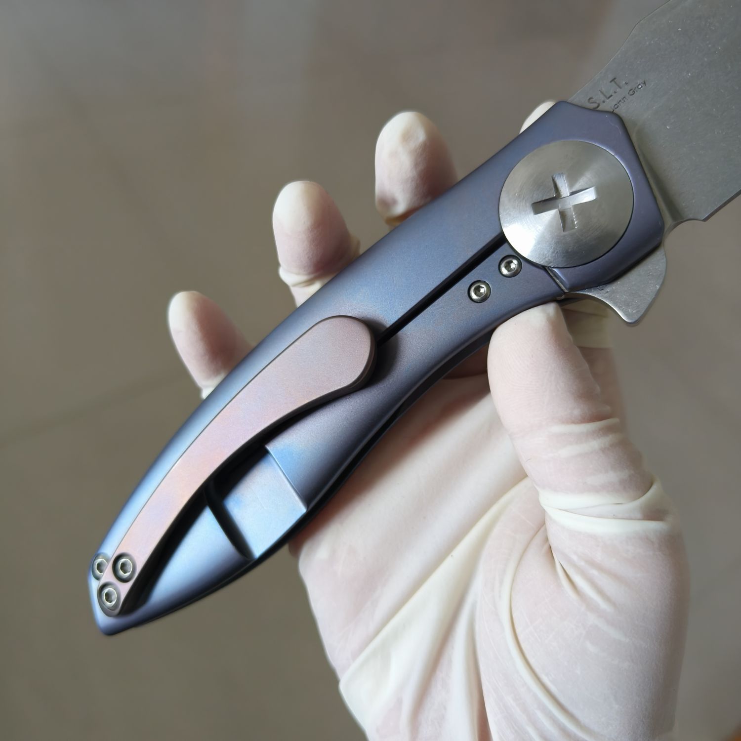 【售完】Kizer Knives S35VN钢 钛柄 KI4474A3 原价1580 特价699