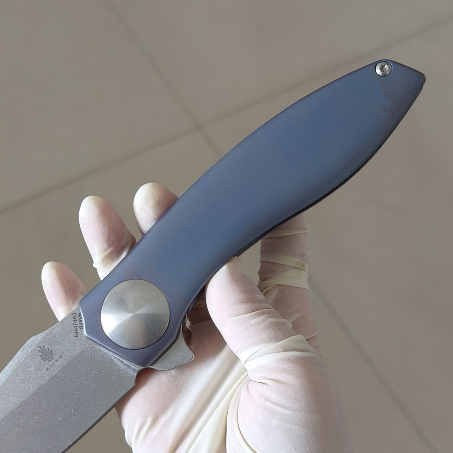【售完】Kizer Knives S35VN钢 钛柄 KI4474A3 原价1580 特价699