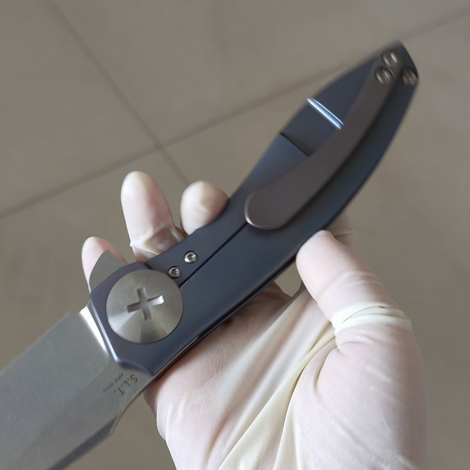 【售完】Kizer Knives S35VN钢 钛柄 KI4474A3 原价1580 特价699