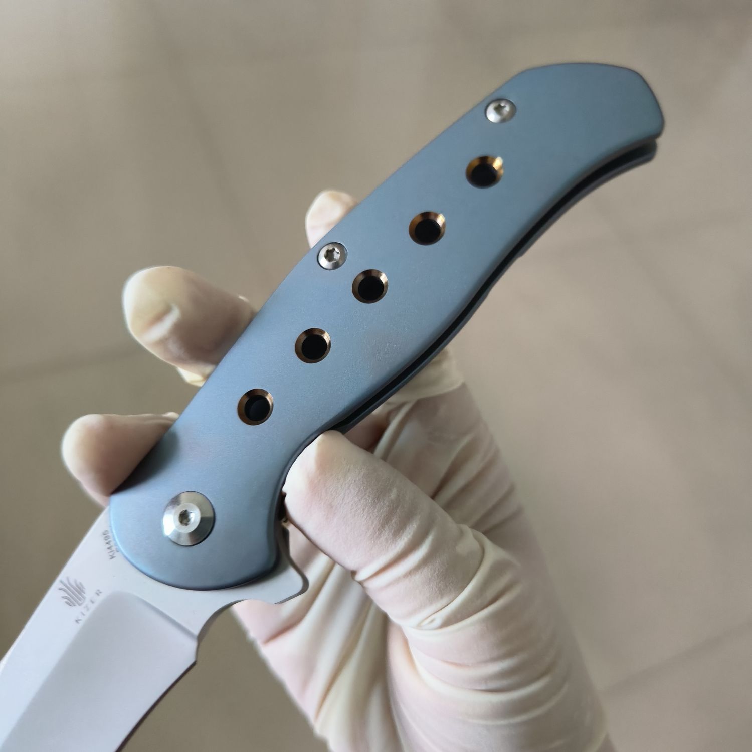 【售完】Kizer Knives S35VN钢 钛柄 Ki4495 原价1680 特价799