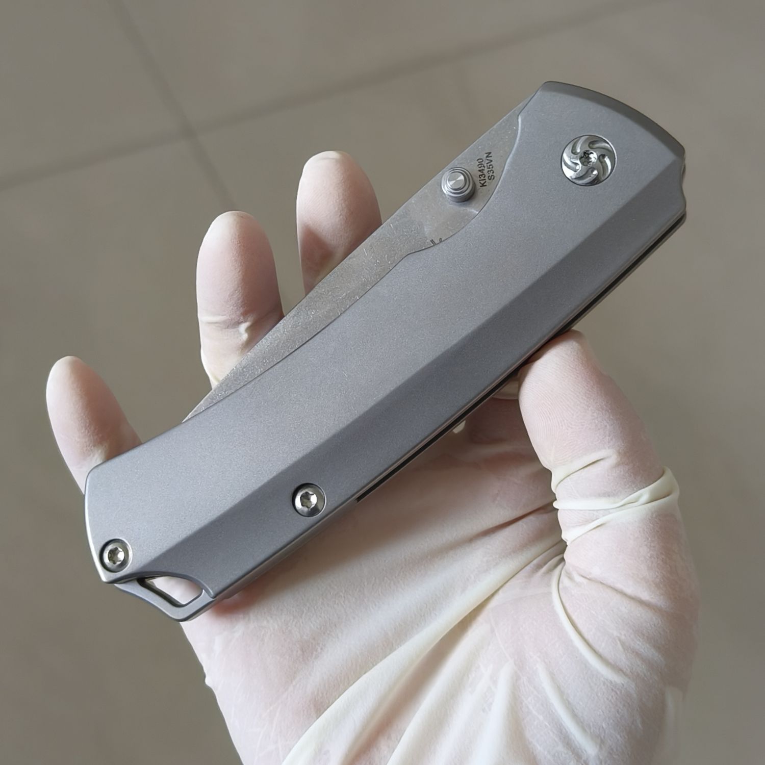 【售完】Kizer Knives T1 S35VN 钛柄 Ki3490 原价1160 特价399