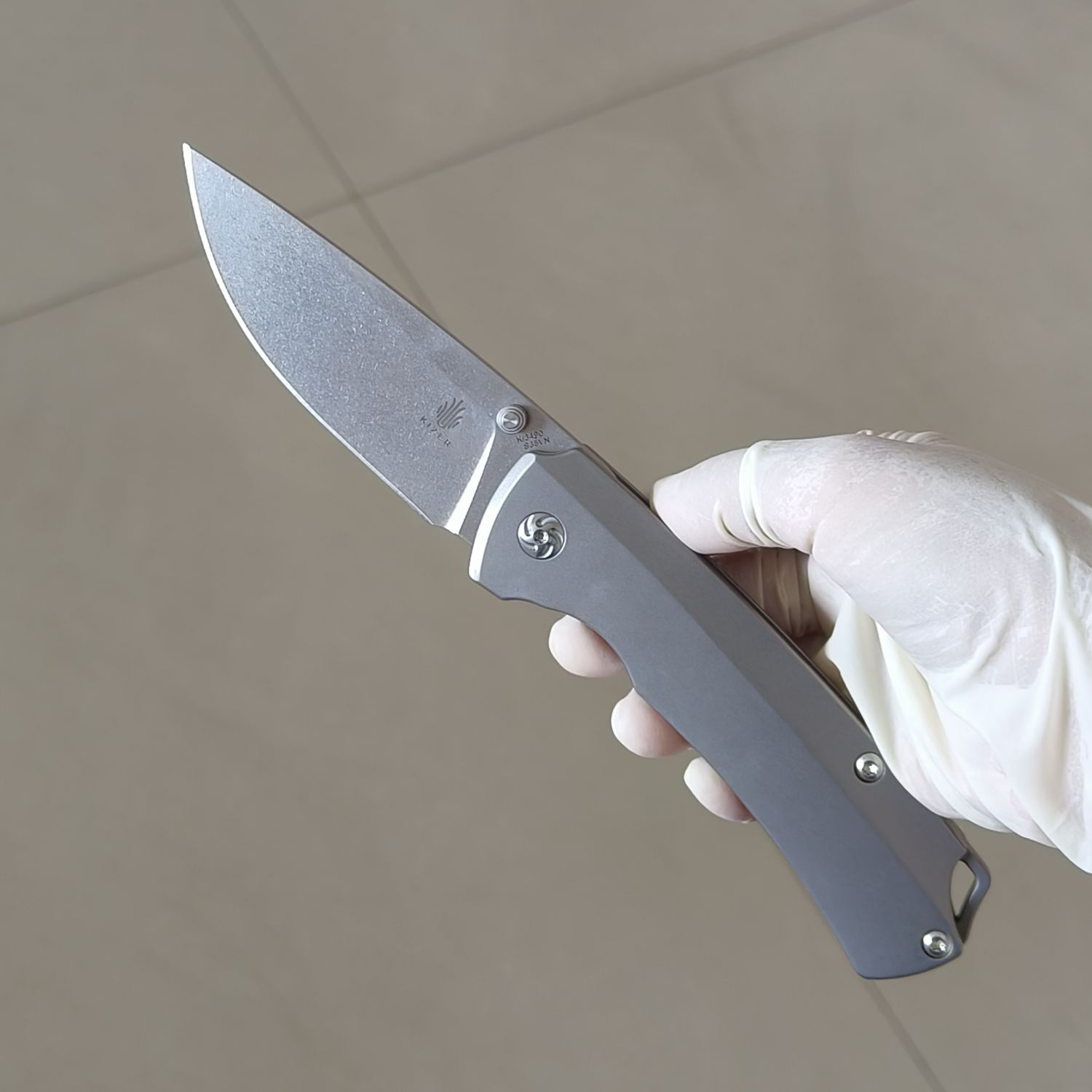 【售完】Kizer Knives T1 S35VN 钛柄 Ki3490 原价1160 特价399