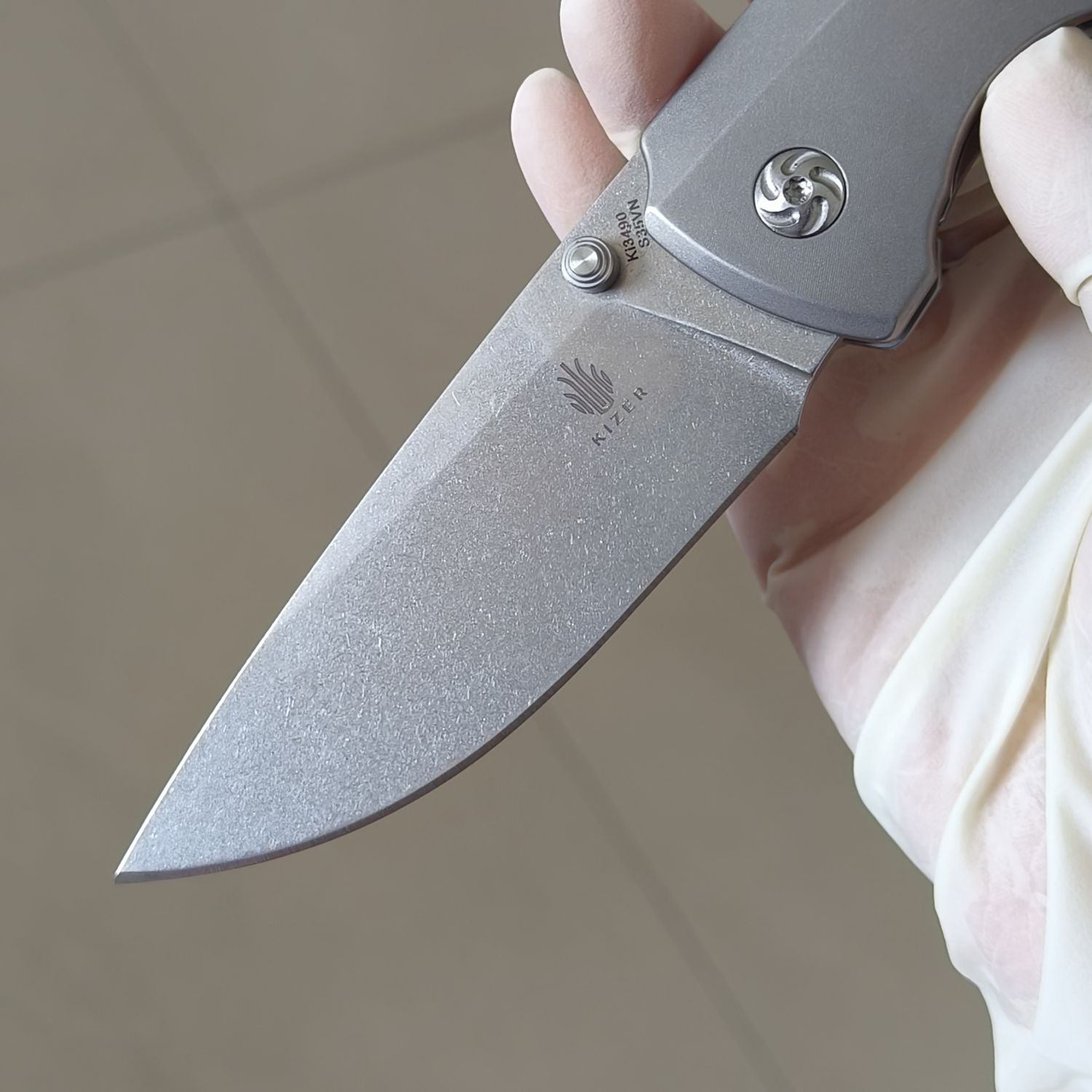 【售完】Kizer Knives T1 S35VN 钛柄 Ki3490 原价1160 特价399