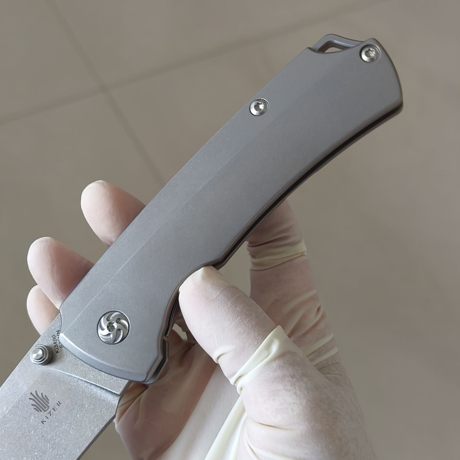【售完】Kizer Knives T1 S35VN 钛柄 Ki3490 原价1160 特价399