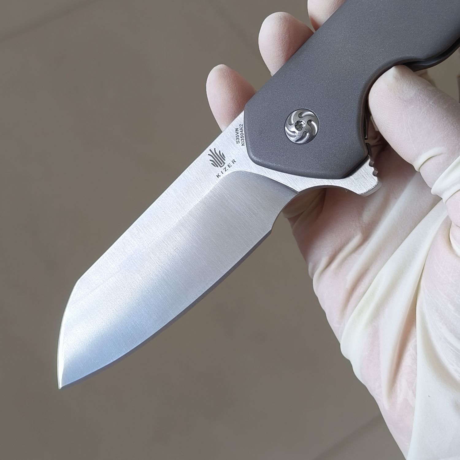 【特惠】Kizer Knives Guru S35VN 钛柄 Ki3504A2 原价1260 特价599