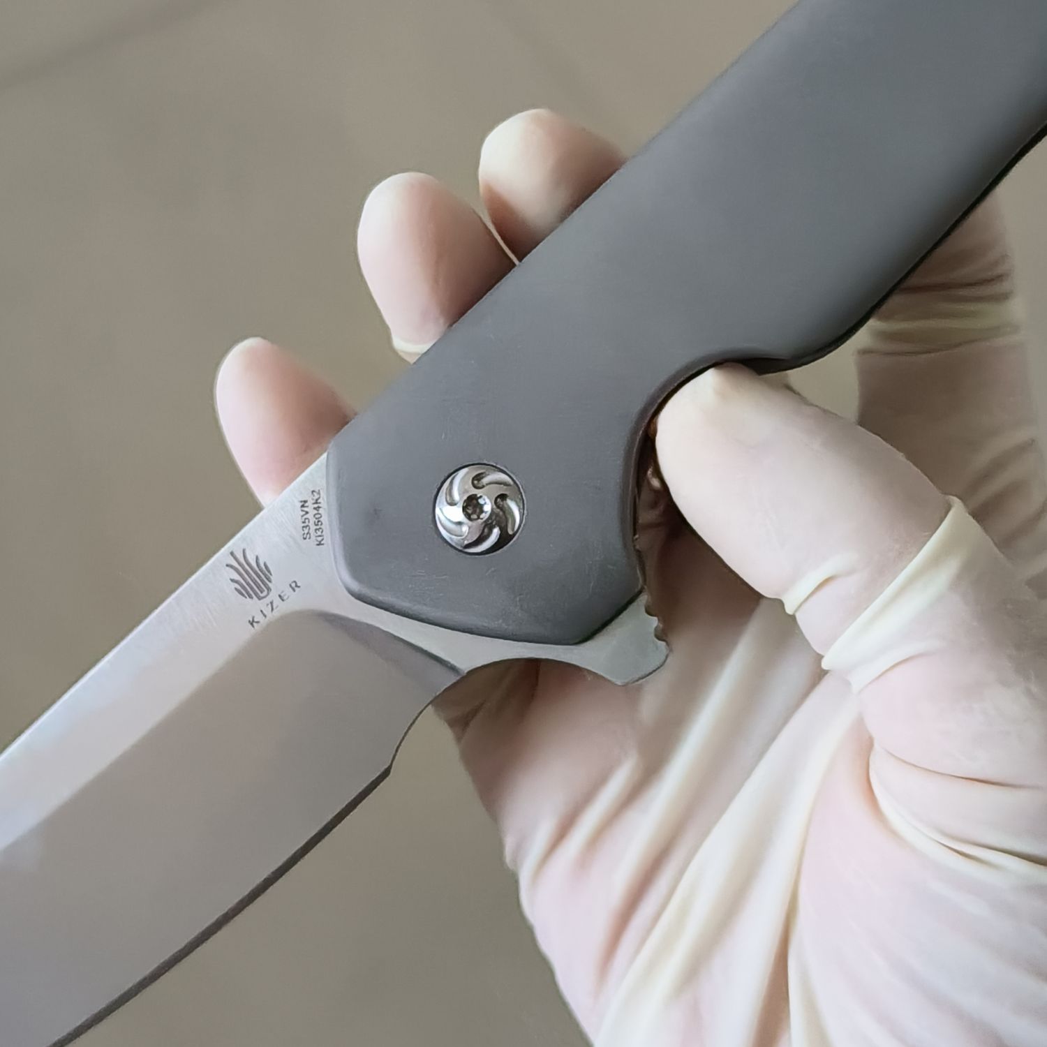 【特惠】Kizer Knives Guru S35VN 钛柄 Ki3504A2 原价1260 特价599