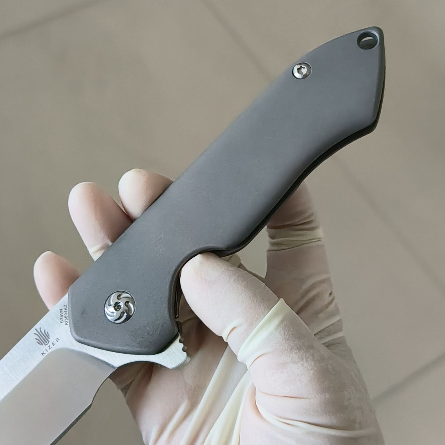 【特惠】Kizer Knives Guru S35VN 钛柄 Ki3504A2 原价1260 特价599