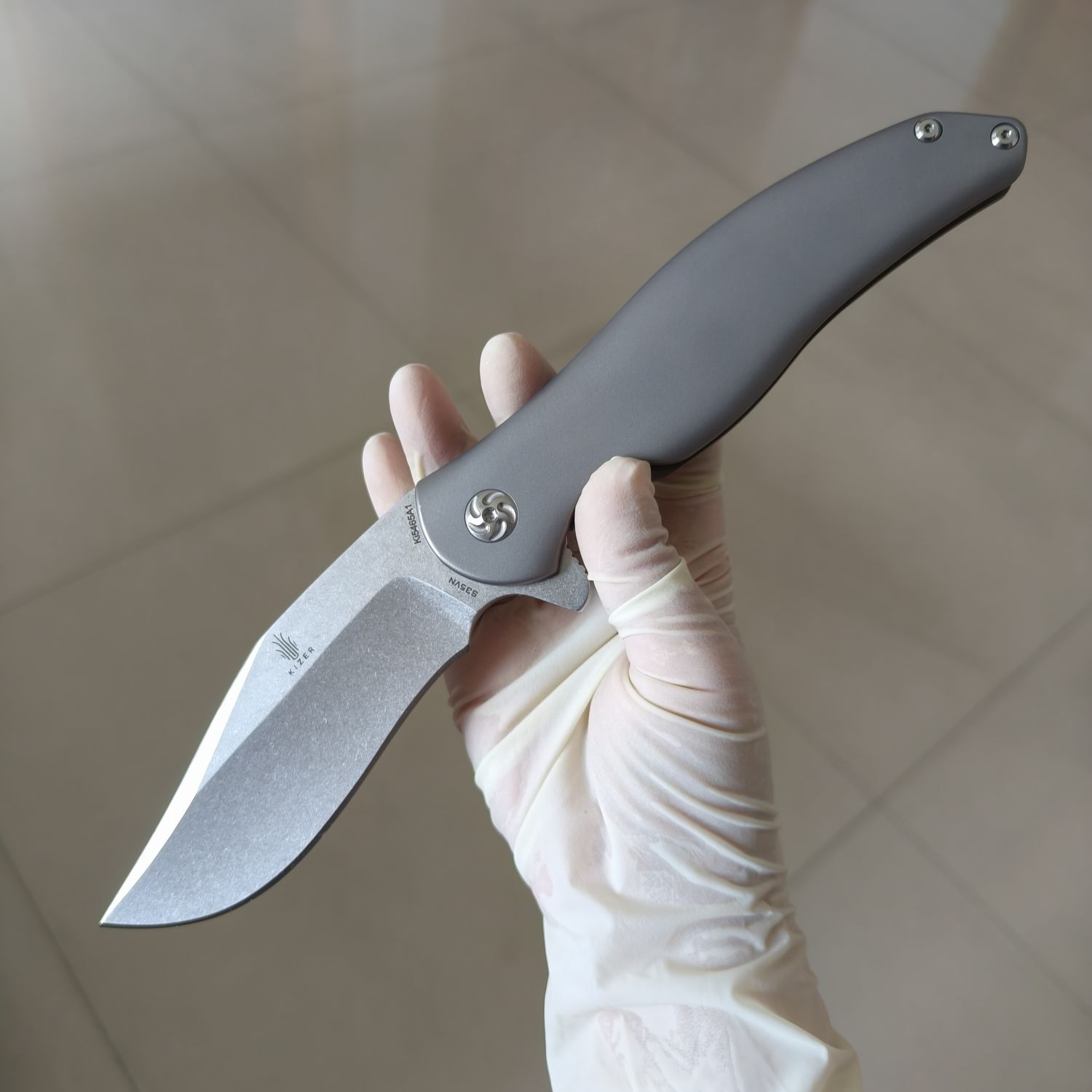 【特惠】Kizer Knives S35VN钢 钛柄 Ki5464A1 原价1860 特价780