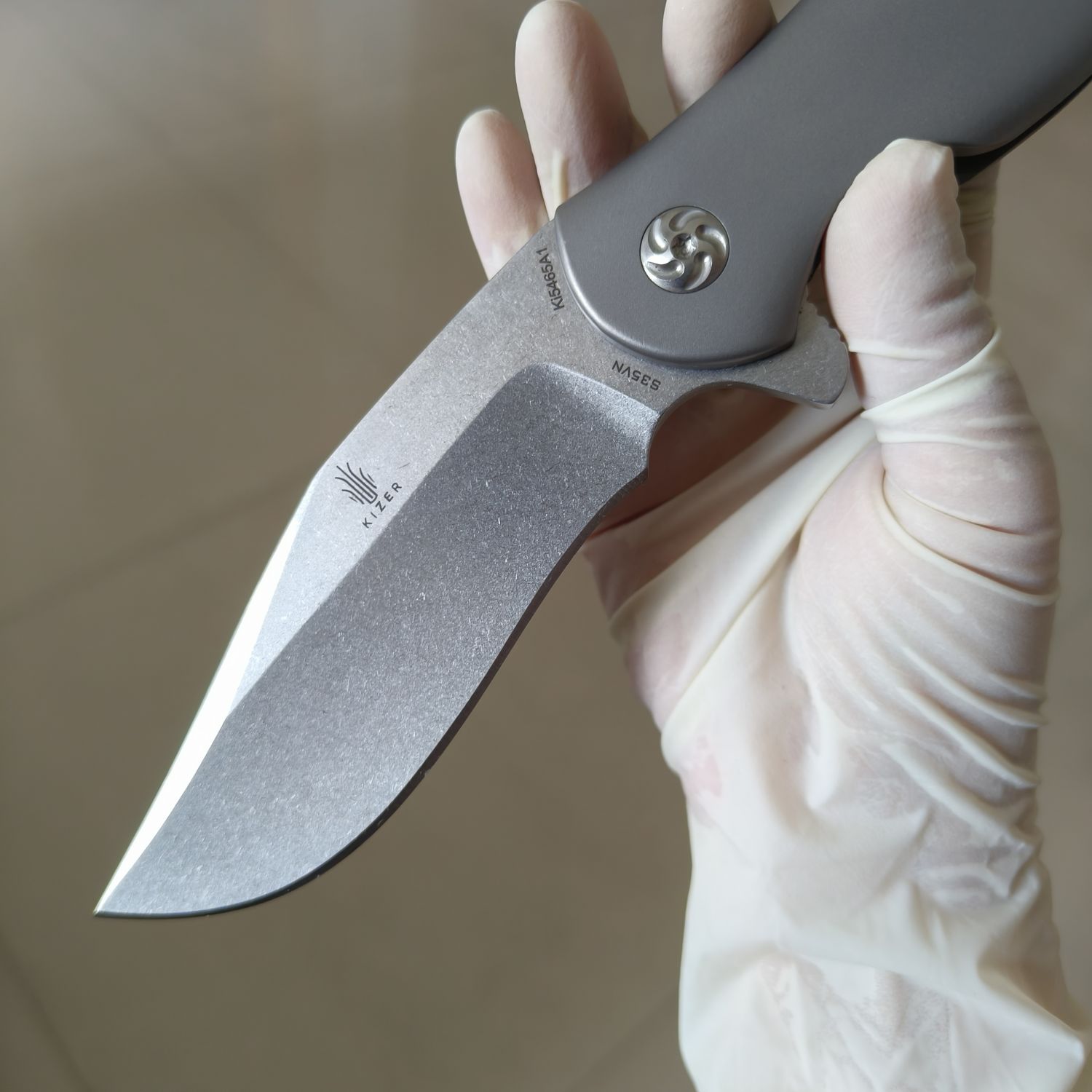 【特惠】Kizer Knives S35VN钢 钛柄 Ki5464A1 原价1860 特价780