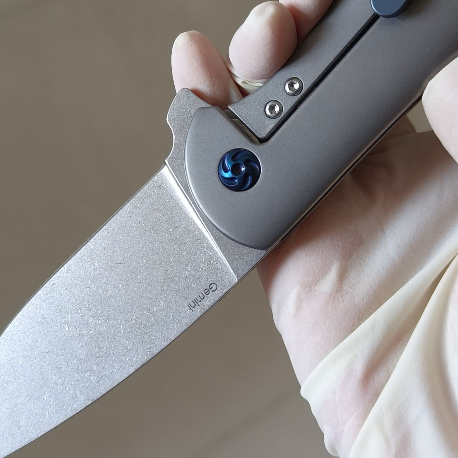 【售完】Kizer Knives Gemini S35VN钢 钛柄 Ki3471 原价1260 特价599