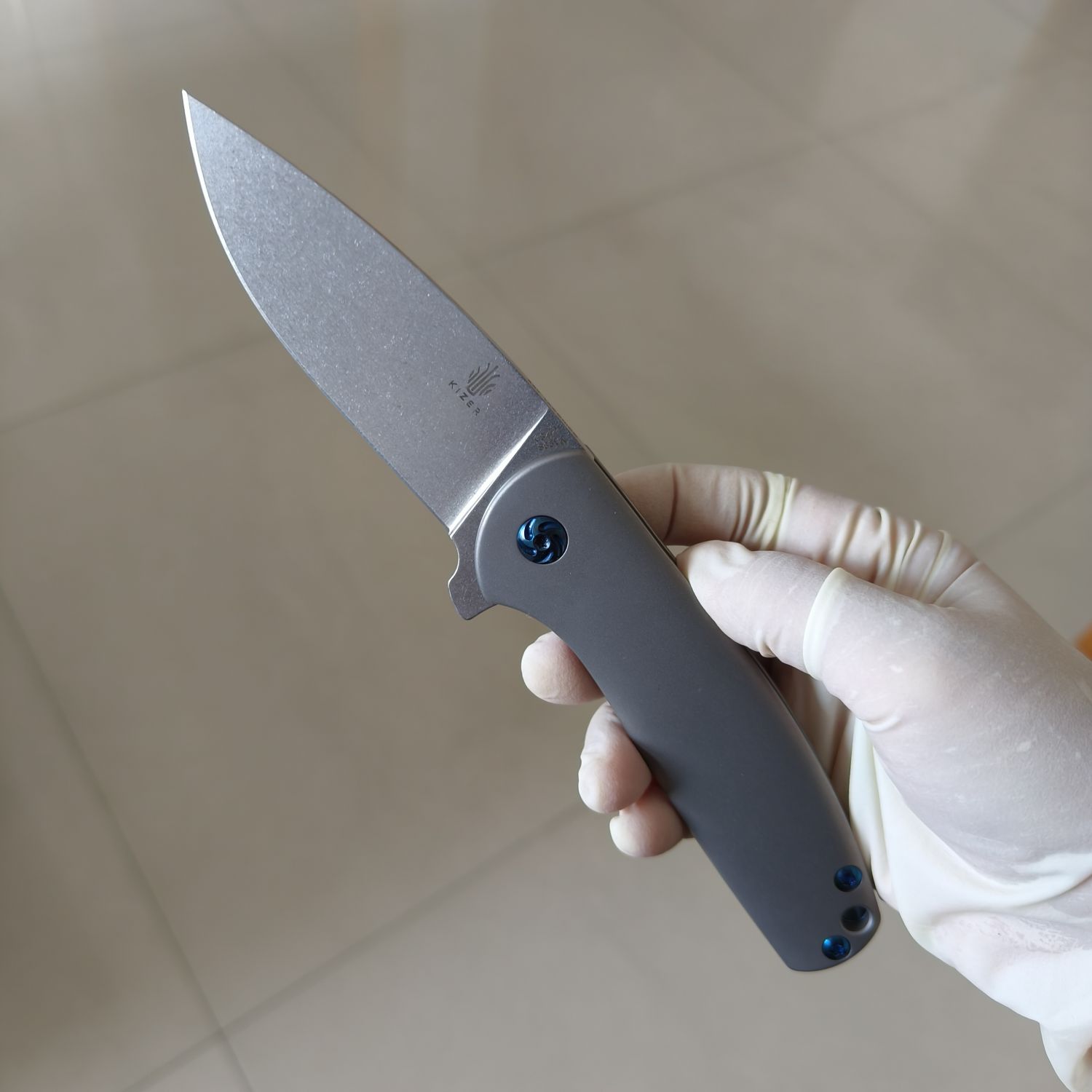 【售完】Kizer Knives Gemini S35VN钢 钛柄 Ki3471 原价1260 特价599