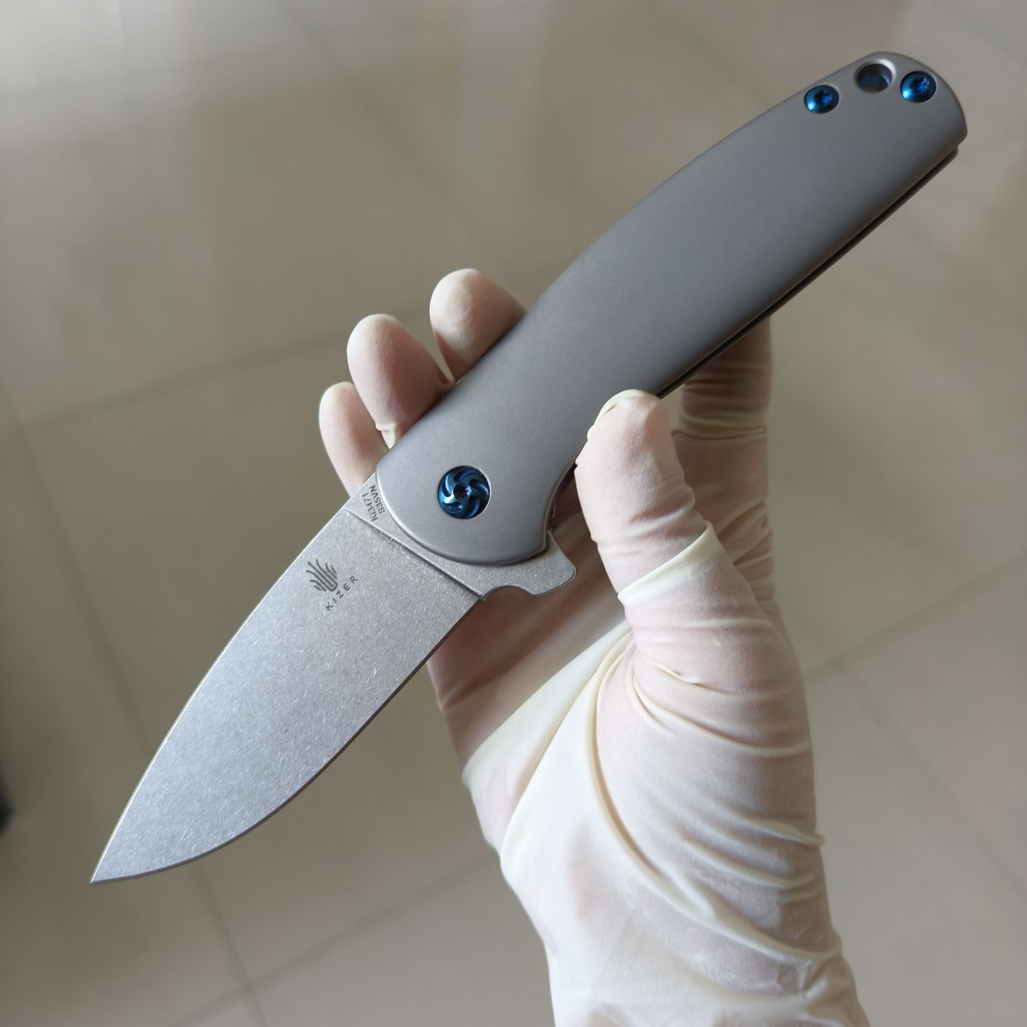 【售完】Kizer Knives Gemini S35VN钢 钛柄 Ki3471 原价1260 特价599