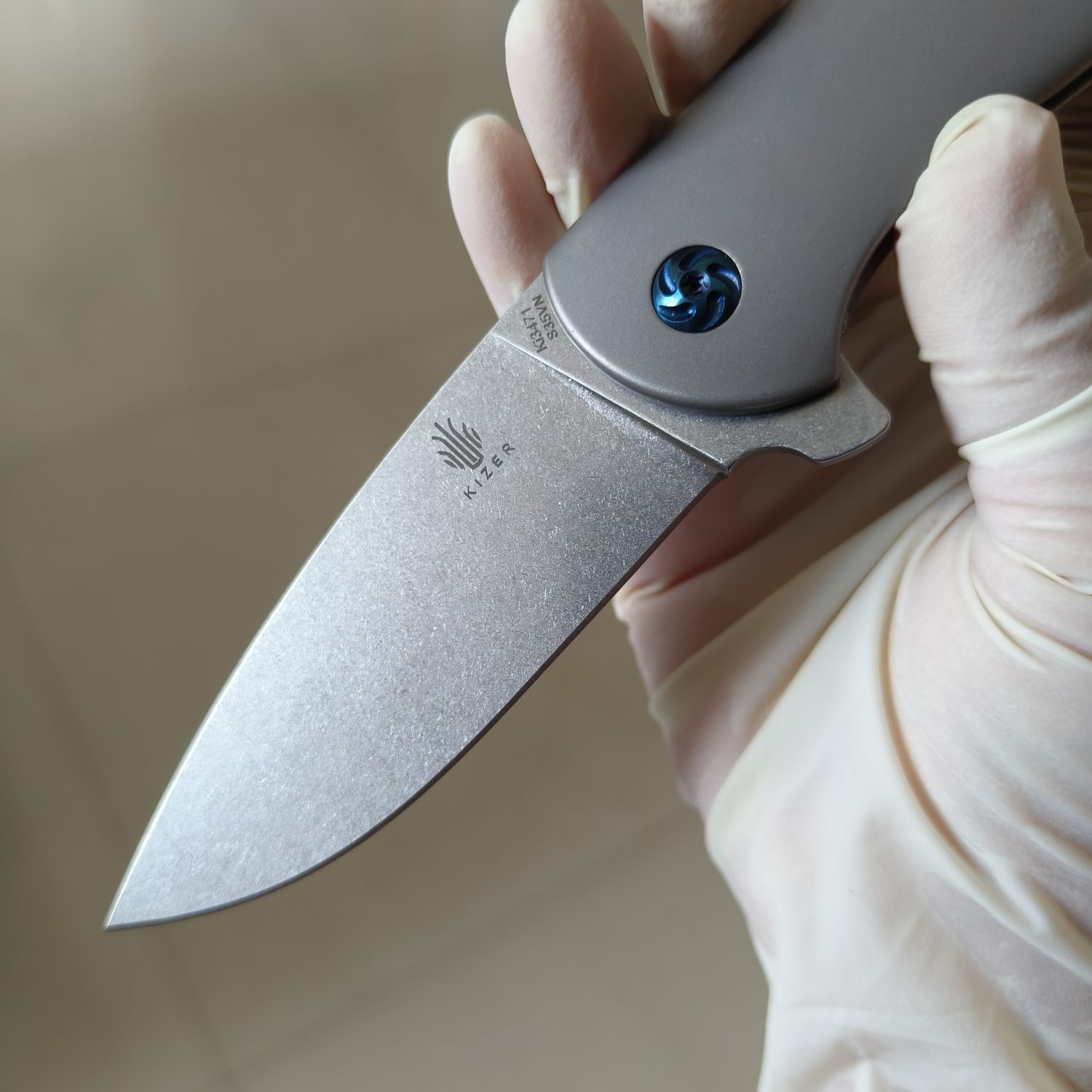 【售完】Kizer Knives Gemini S35VN钢 钛柄 Ki3471 原价1260 特价599