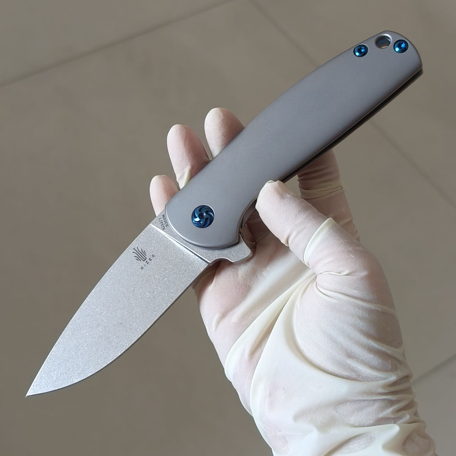 【售完】Kizer Knives Gemini S35VN钢 钛柄 Ki3471 原价1260 特价599