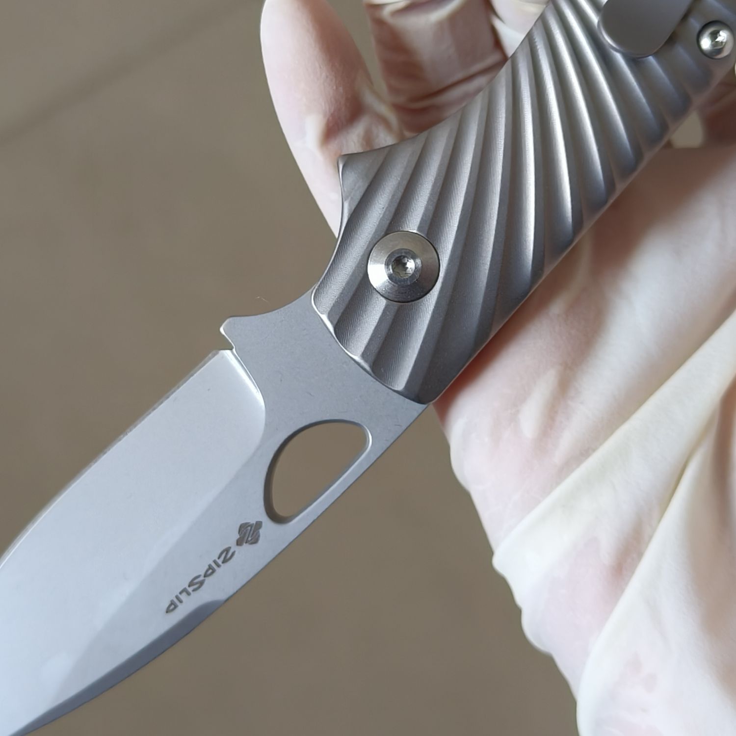 【售完】Kizer Knives Zipslip S35VN钢 钛柄 Ki3507 原价688 特价388