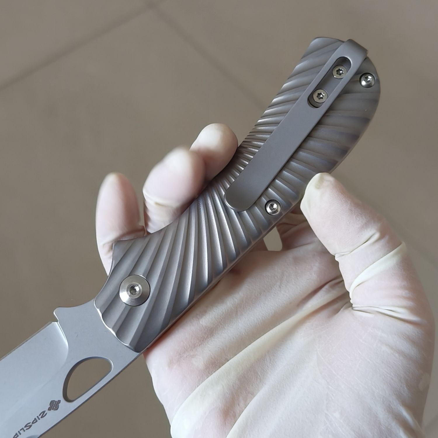 【售完】Kizer Knives Zipslip S35VN钢 钛柄 Ki3507 原价688 特价388