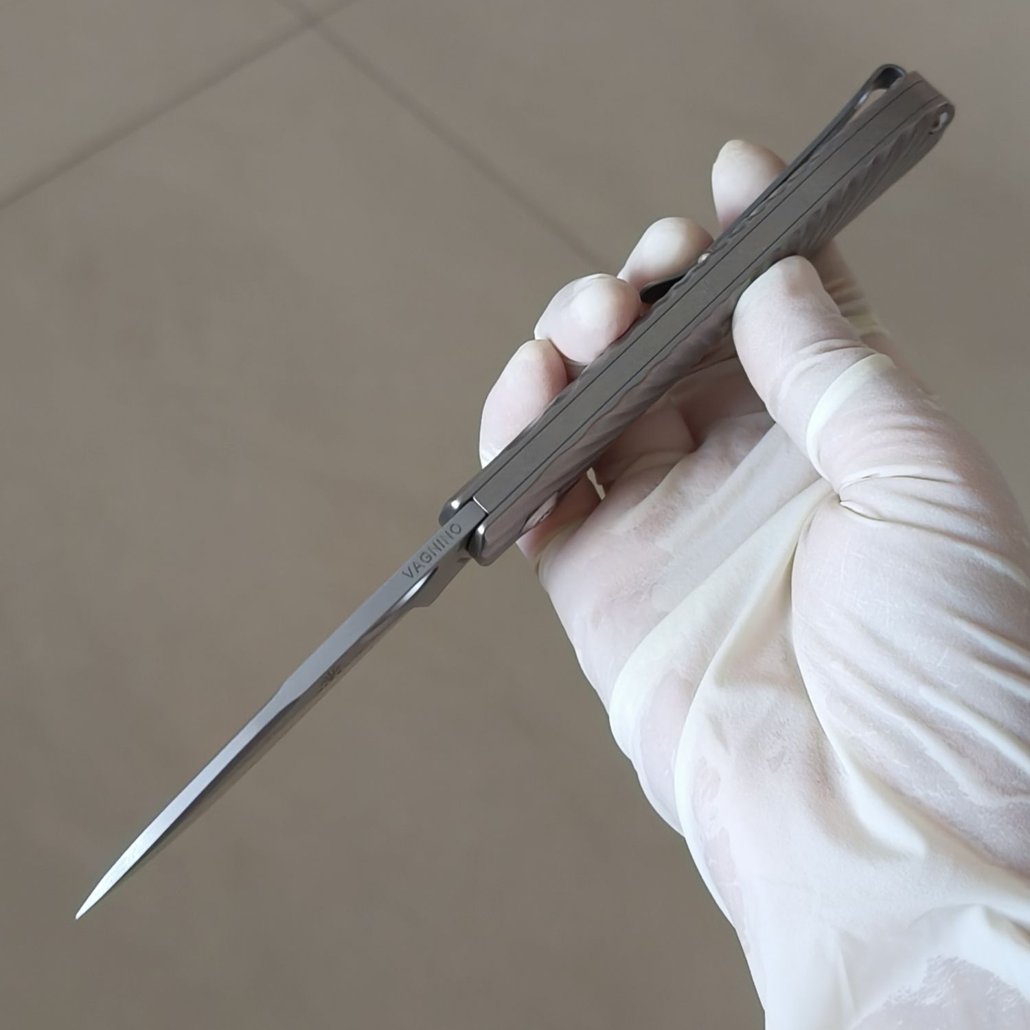 【售完】Kizer Knives Zipslip S35VN钢 钛柄 Ki3507 原价688 特价388