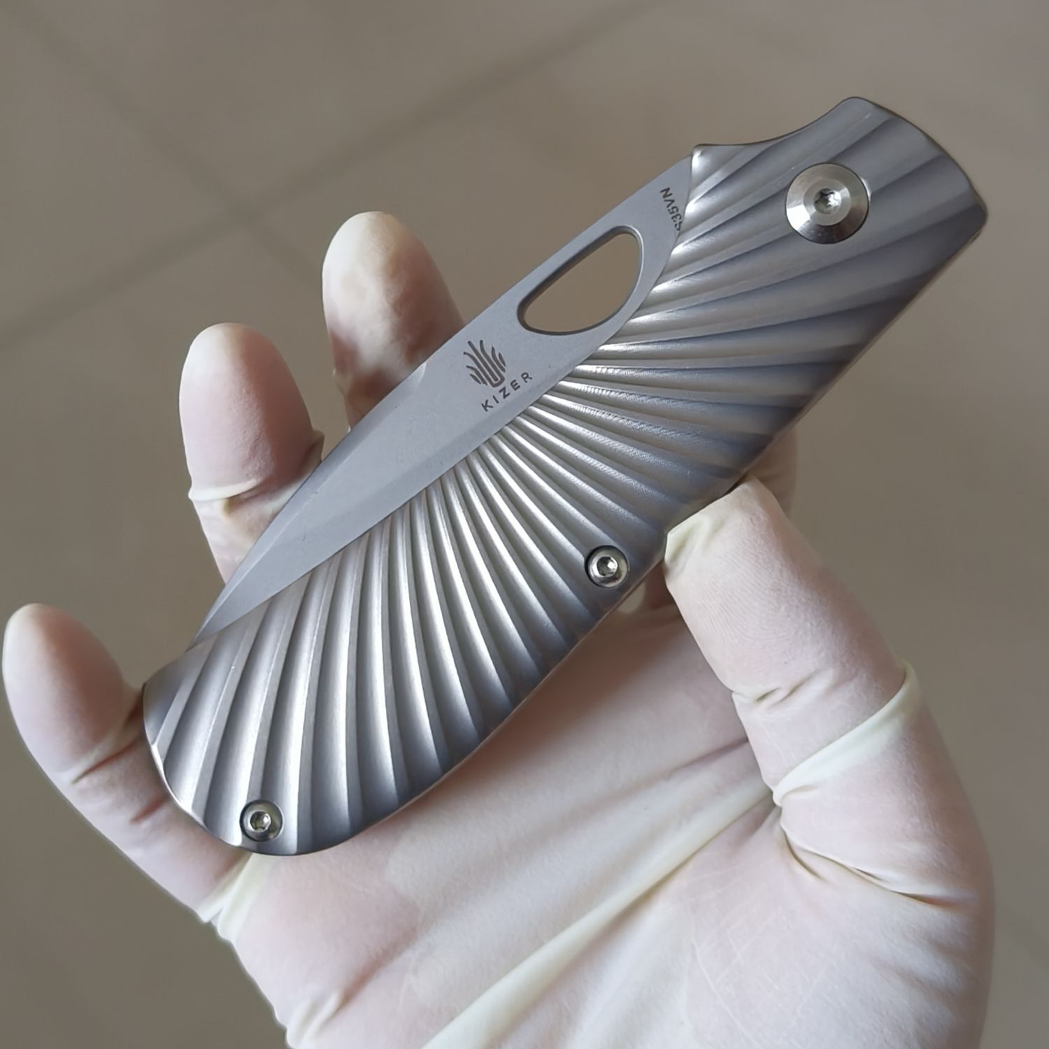 【售完】Kizer Knives Zipslip S35VN钢 钛柄 Ki3507 原价688 特价388