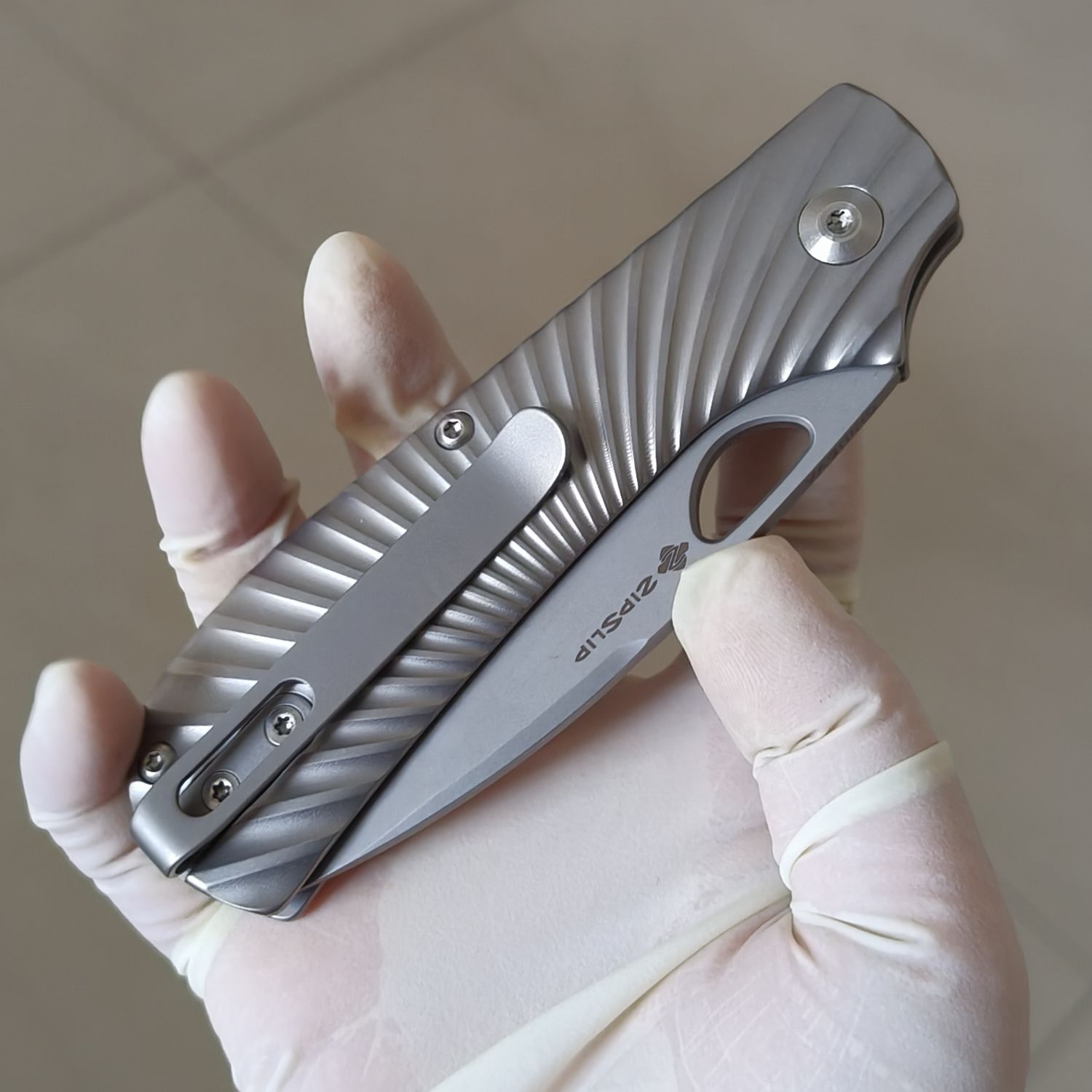 【售完】Kizer Knives Zipslip S35VN钢 钛柄 Ki3507 原价688 特价388