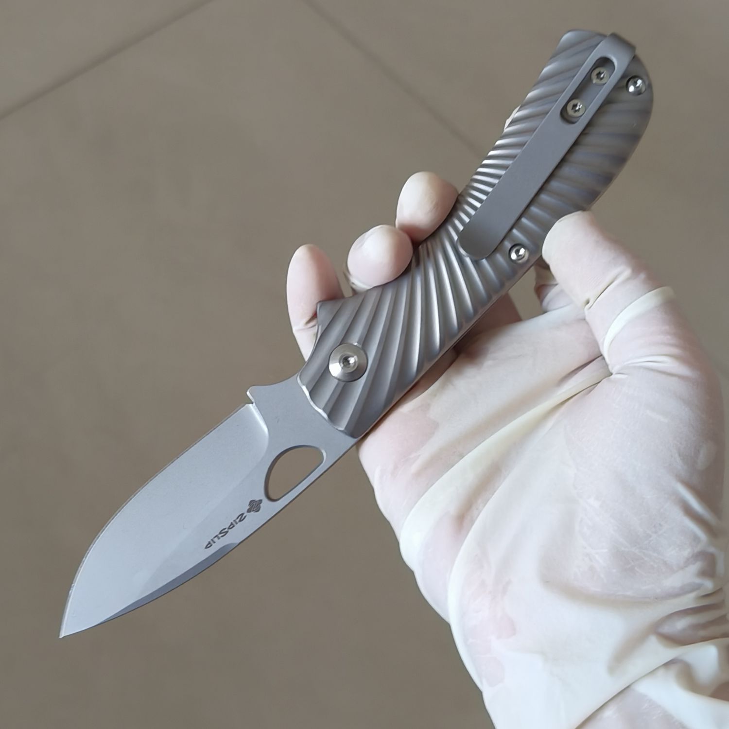 【售完】Kizer Knives Zipslip S35VN钢 钛柄 Ki3507 原价688 特价388
