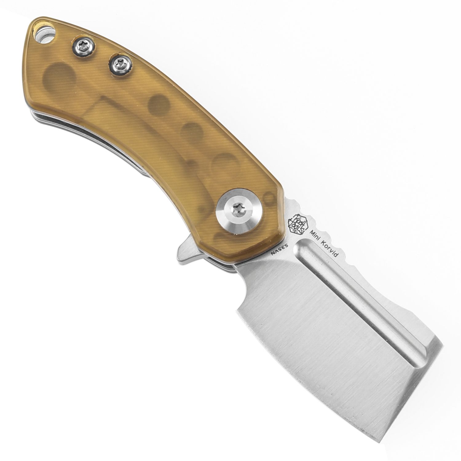 Kansept Mini Korvid S35VN钢 PEI/Ultem柄 K3030P1 琥珀色 638