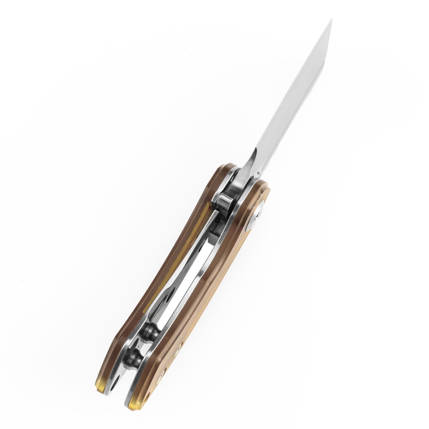 Kansept Mini Korvid S35VN钢 PEI/Ultem柄 K3030P1 琥珀色 638
