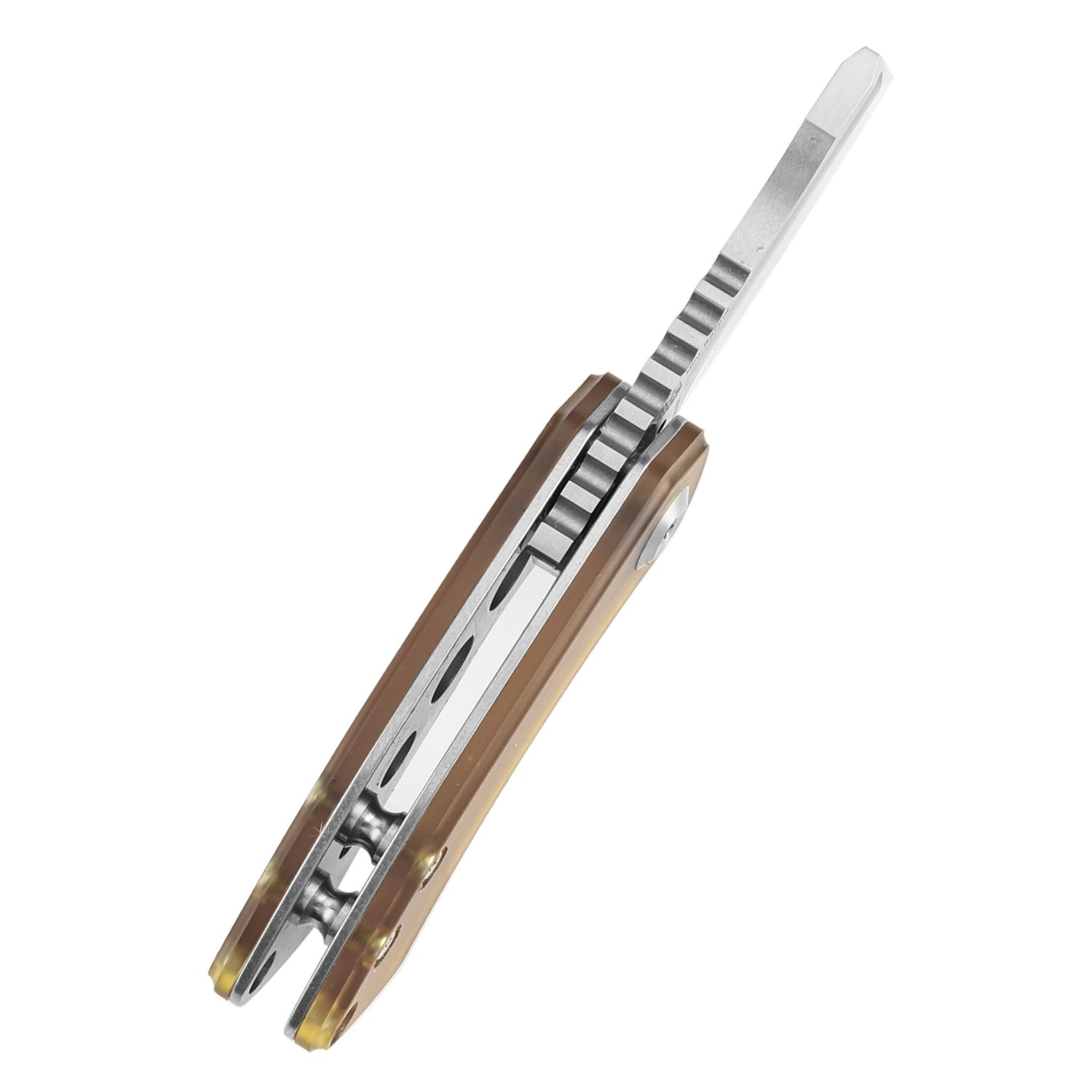 Kansept Mini Korvid S35VN钢 PEI/Ultem柄 K3030P1 琥珀色 638