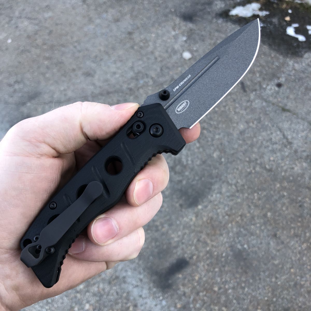 Benchamde Shane Sibert Mini Adamas CruWear钢 G10柄 273GY-1 黑色 1860