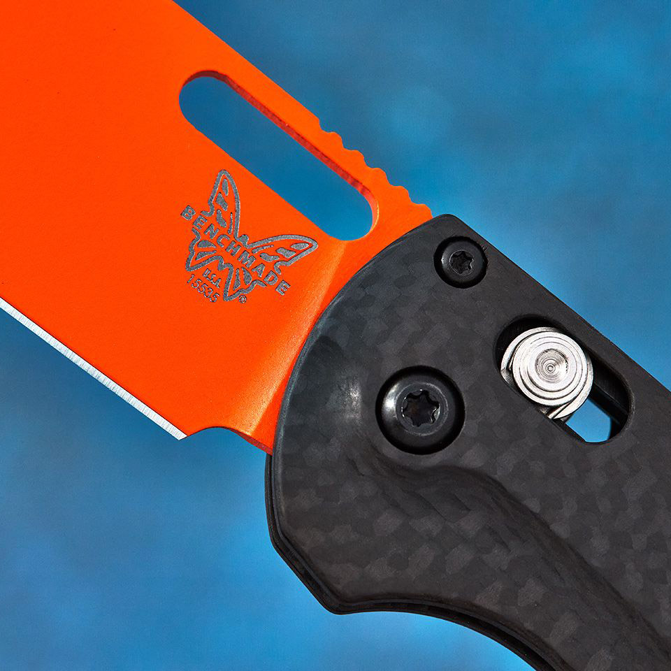 Benchmade Mini Taggedout AXIS CPM-MagnaCut钢 碳纤维柄 155330R-01 黑色 2400