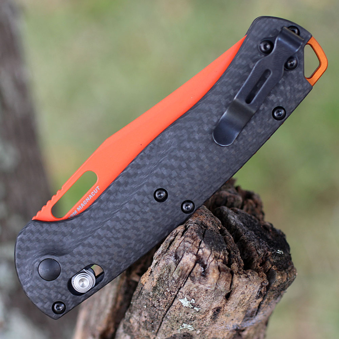 Benchmade Mini Taggedout AXIS CPM-MagnaCut钢 碳纤维柄 155330R-01 黑色 2400