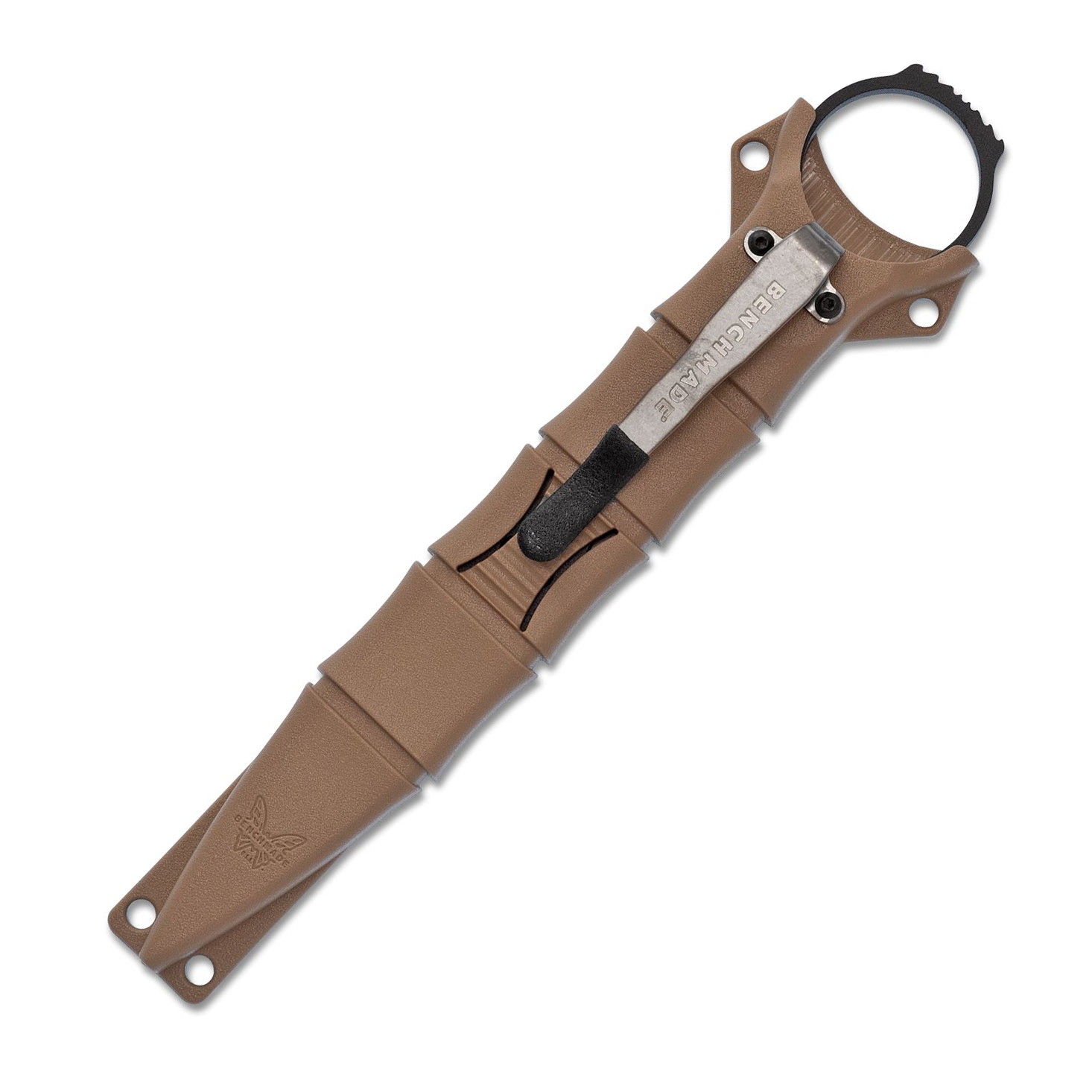 Benchmade 440C钢 176BKSN 黑色 沙色鞘 880