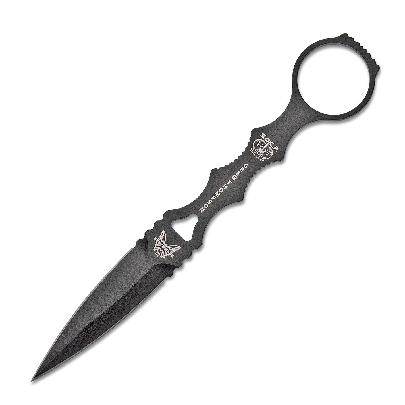 Benchmade 440C钢 176BKSN 黑色 沙色鞘 880