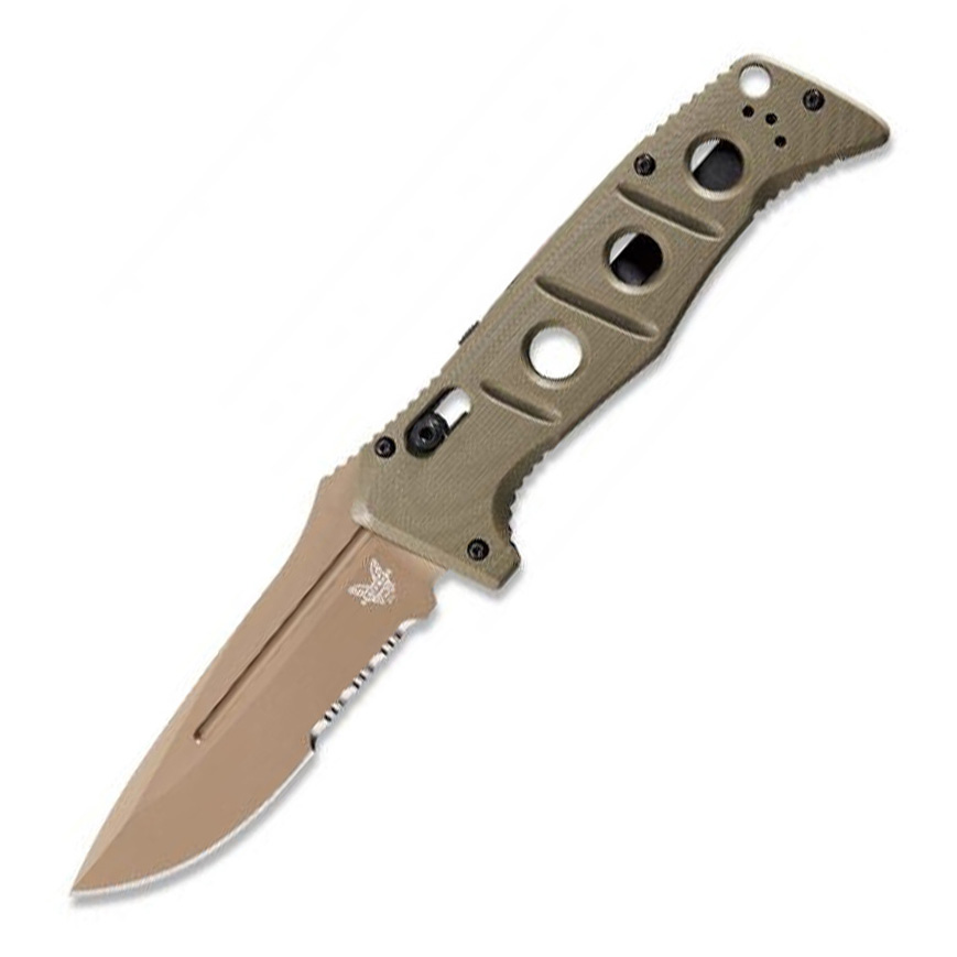 Benchmade Auto Adamas CPM-CruWear钢 G10柄材 2750SFE-2 OD绿色 2799