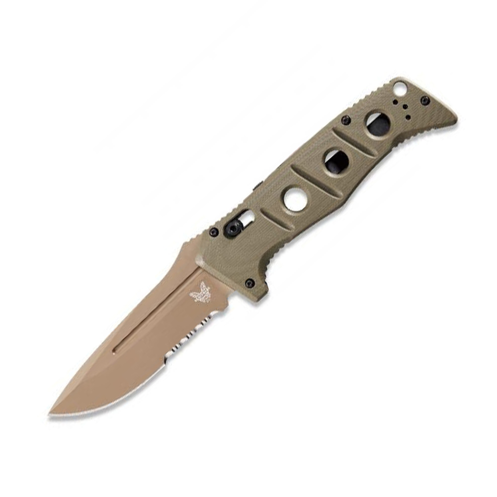 Benchmade Auto Adamas CPM-CruWear钢 G10柄材 2750SFE-2 OD绿色 2799
