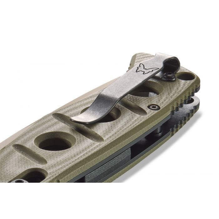 Benchmade Auto Adamas CPM-CruWear钢 G10柄材 2750SFE-2 OD绿色 2799