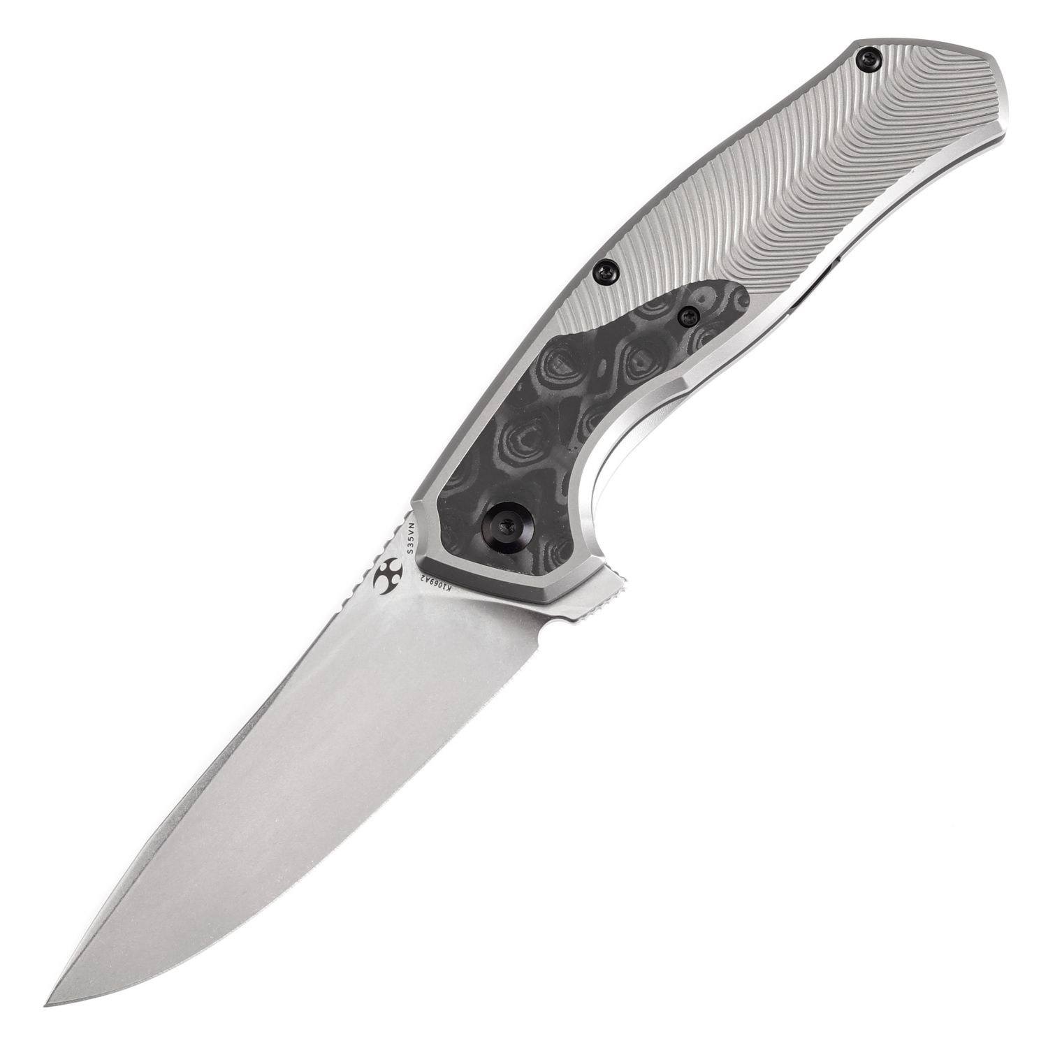 Kansept CPM-S35VN钢 钛柄 K1069A2 灰色 1200