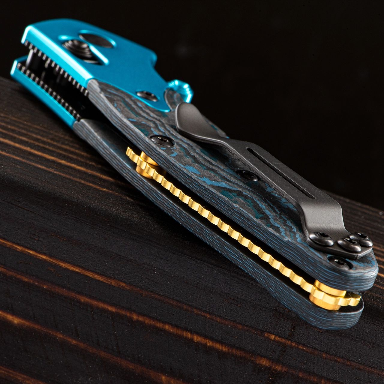 Benchmade Gold Class Mini Osborne 大马士革钢 945-221 6800