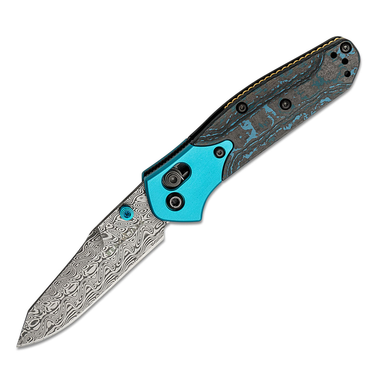 Benchmade Gold Class Mini Osborne 大马士革钢 945-221 6800