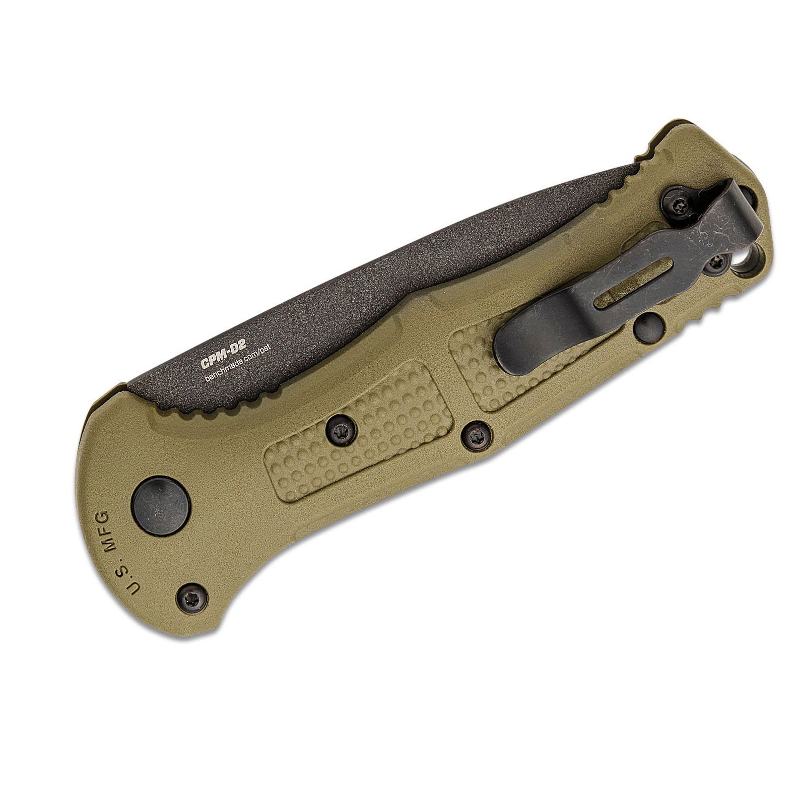 Benchmade Mini Claymore AUTO CPM-D2钢 Grivory尼龙柄 9570BK-1 军绿色 1599