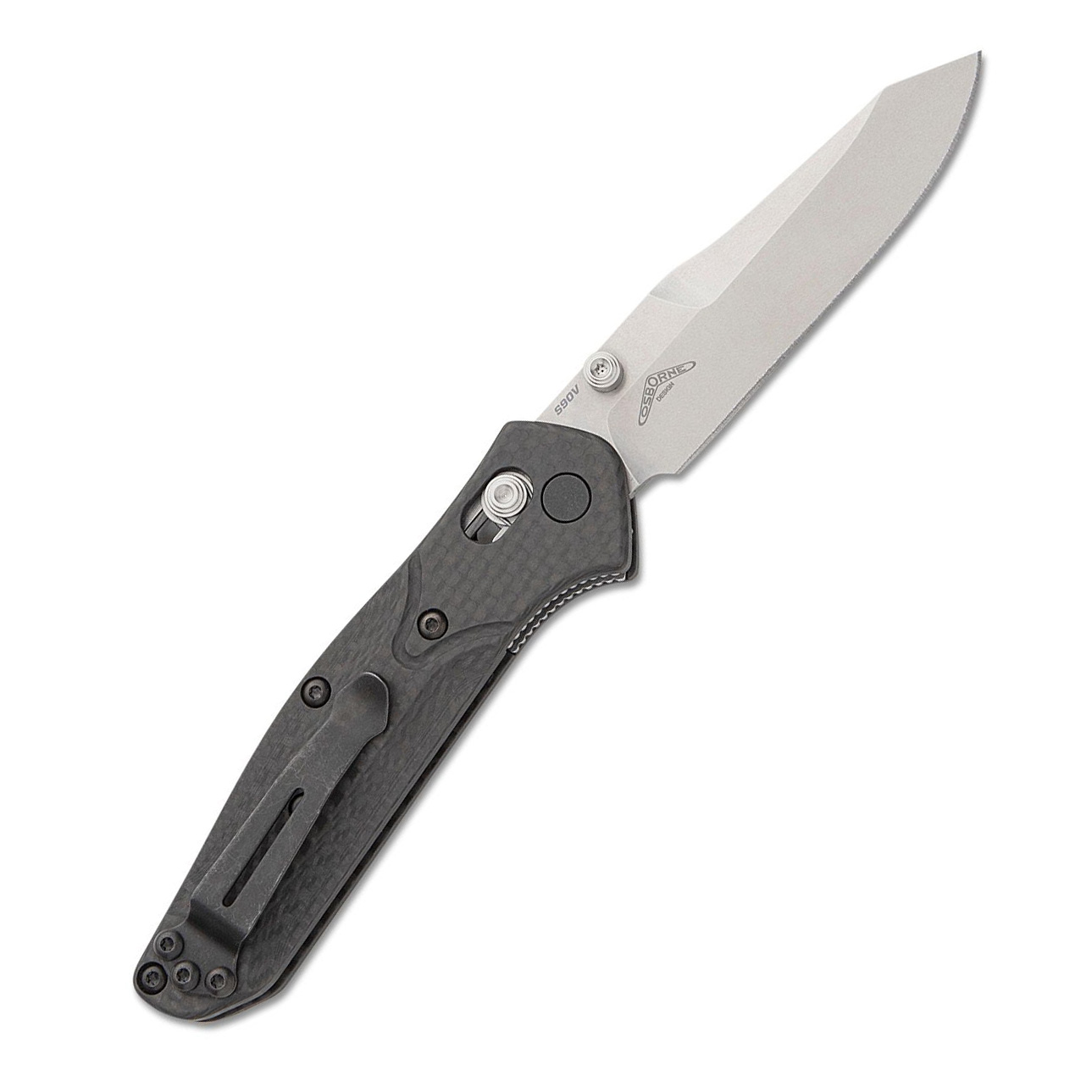 Benchmade Mini Osborne CPM-S90V钢 碳纤维柄 945-2 黑色 2380