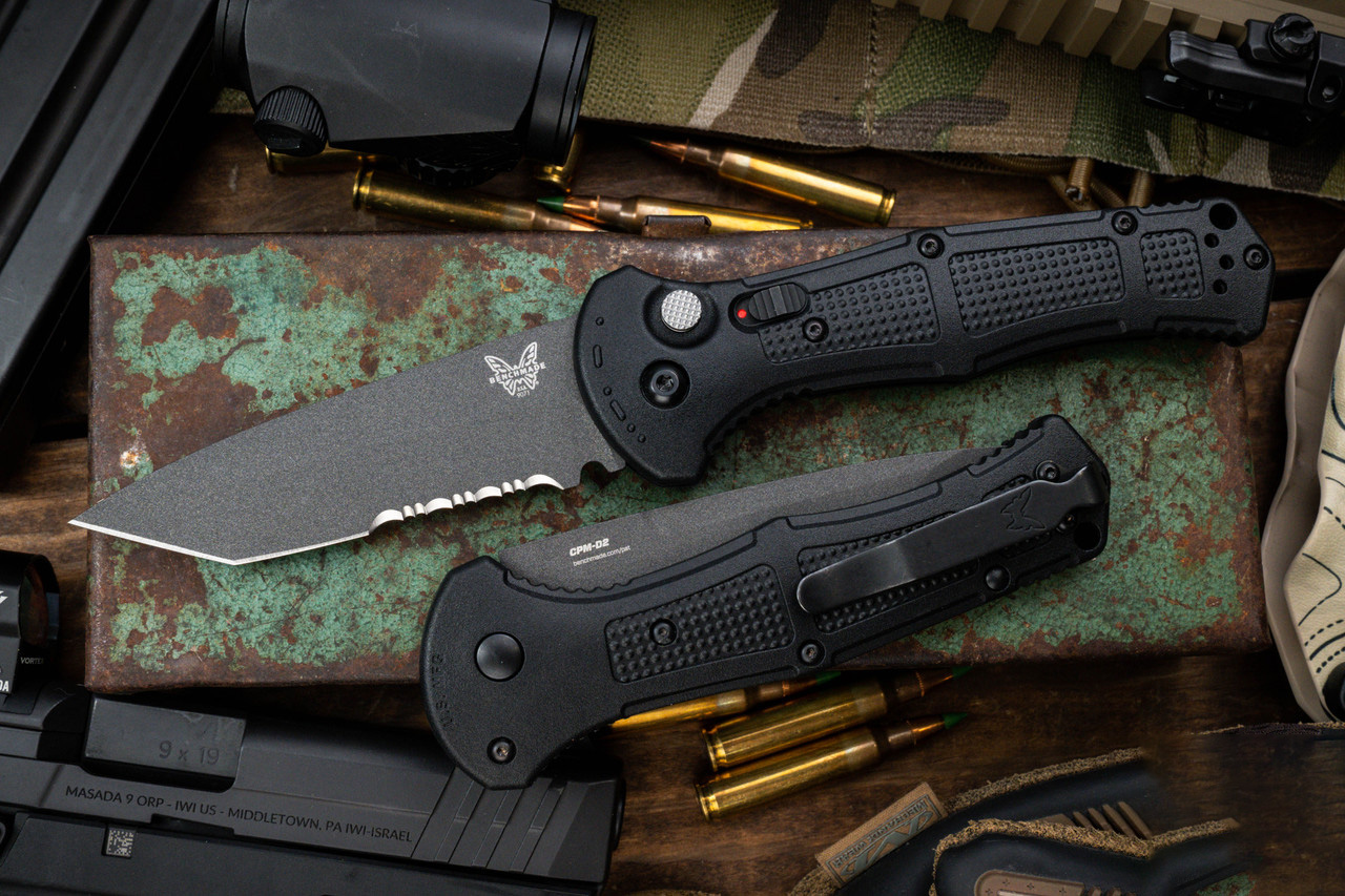 Benchmade Claymore CPM-D2钢 Grivory尼龙柄 9071SBK 黑色 1820